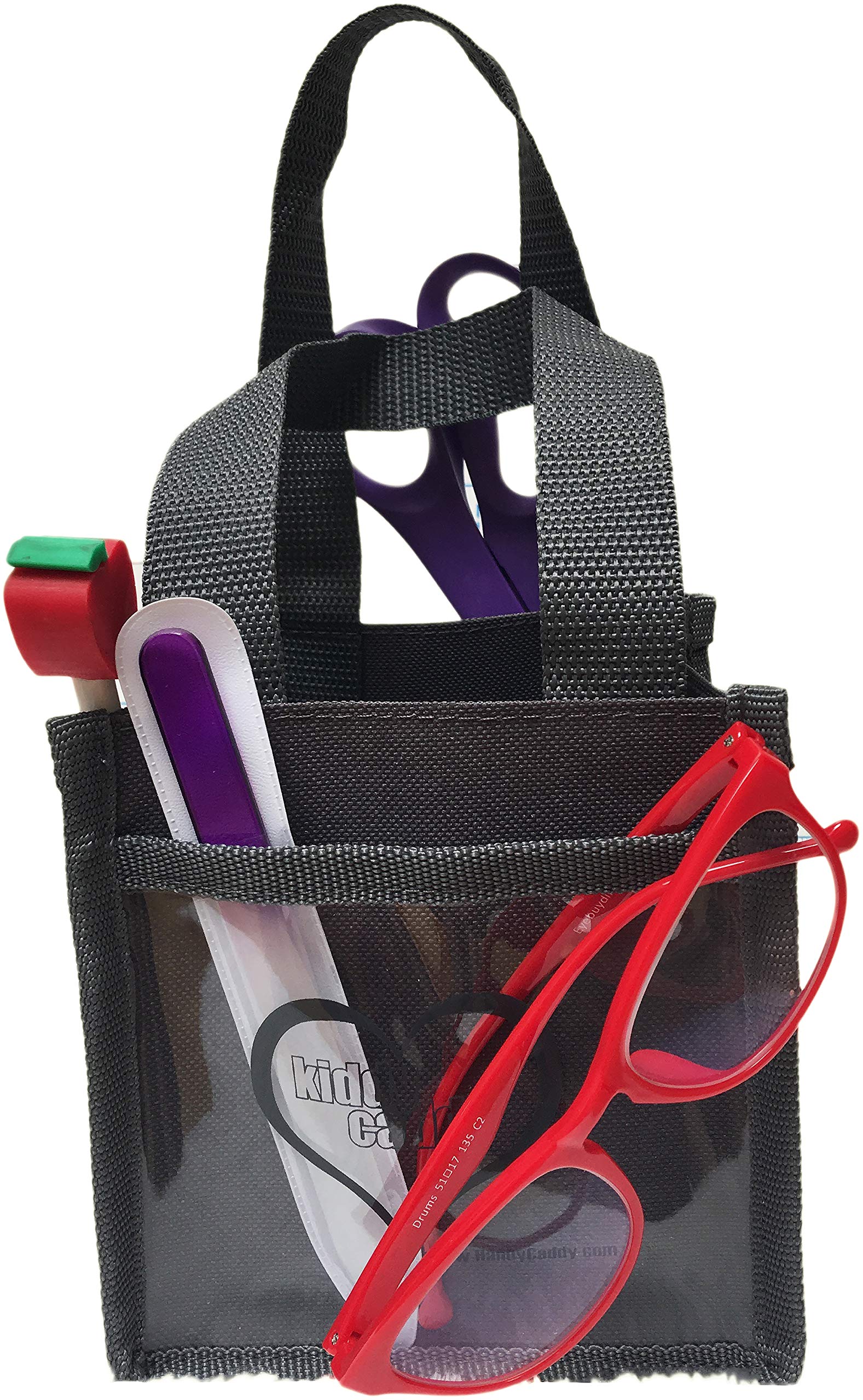 Steel Gray Handy Caddy Organizer - Portable Storage Solution for Kitchen, Bathroom, Office & Car Organization