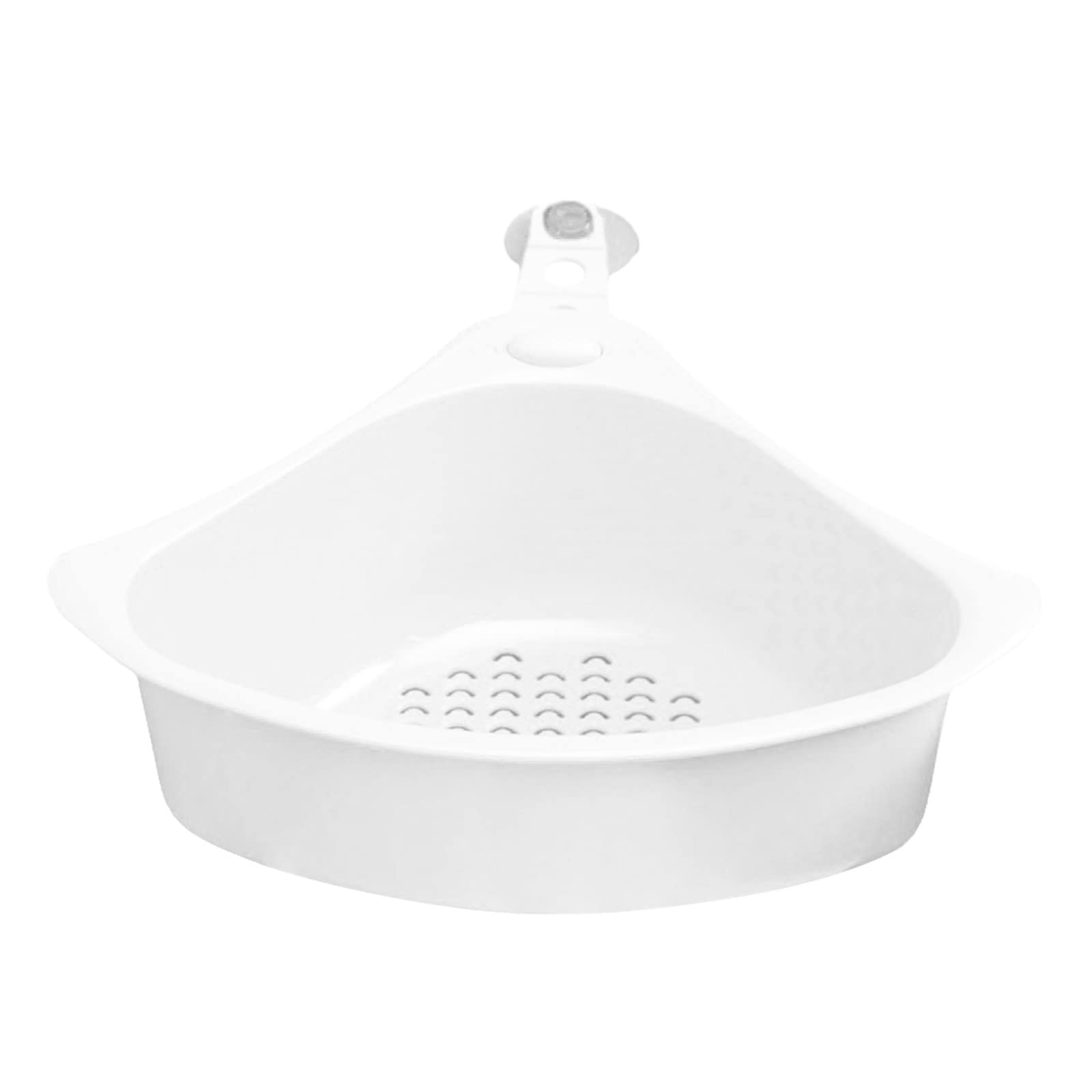 Swan-Shaped Kitchen Sink Drain Basket - Triangular Sink Drain Filter Rack with Storage Shelf & Sponge Holder - Durable Stainless Steel Sink Organizer for Dishes, Utensils & Cleaning Tools - Perfect for Small Kitchen Spaces & RV Sinks