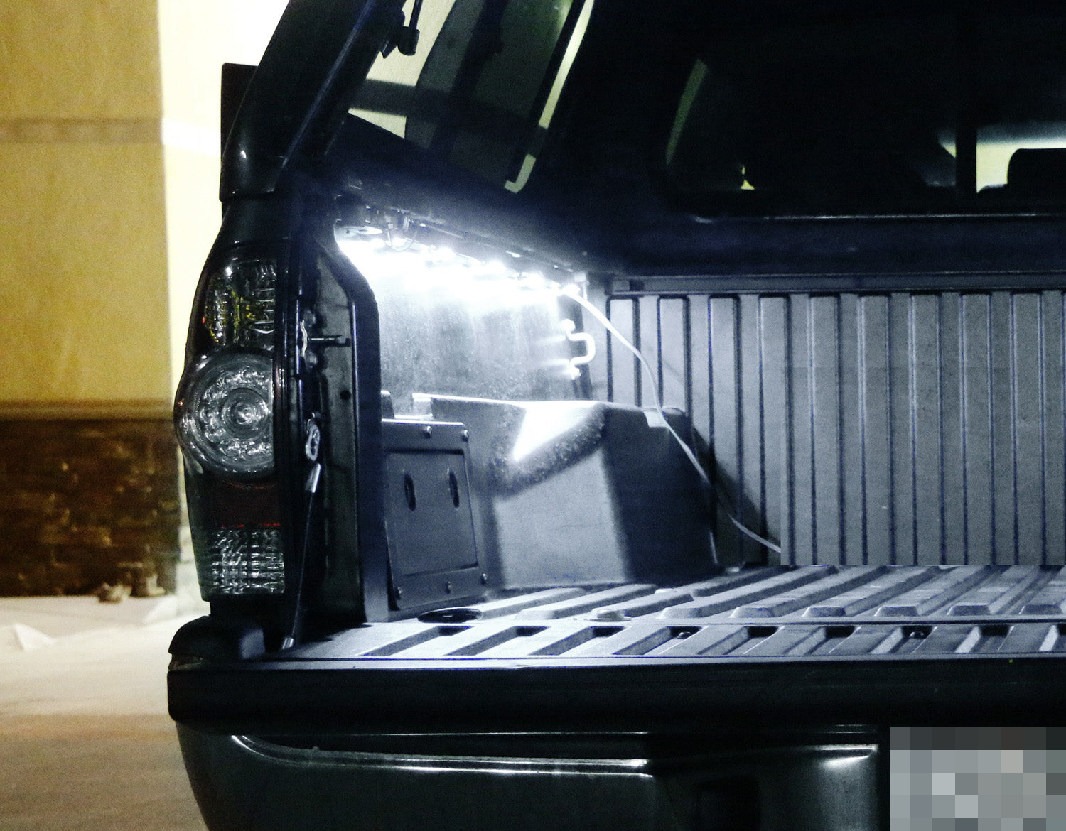 10-Section Waterproof White 60 LED Truck Bed Lighting Kit with Wiring - Durable Cargo Area Lights for Pickup Trucks, Vans & SUVs - Perfect for Night Loading, Camping & Off-Road Adventures
