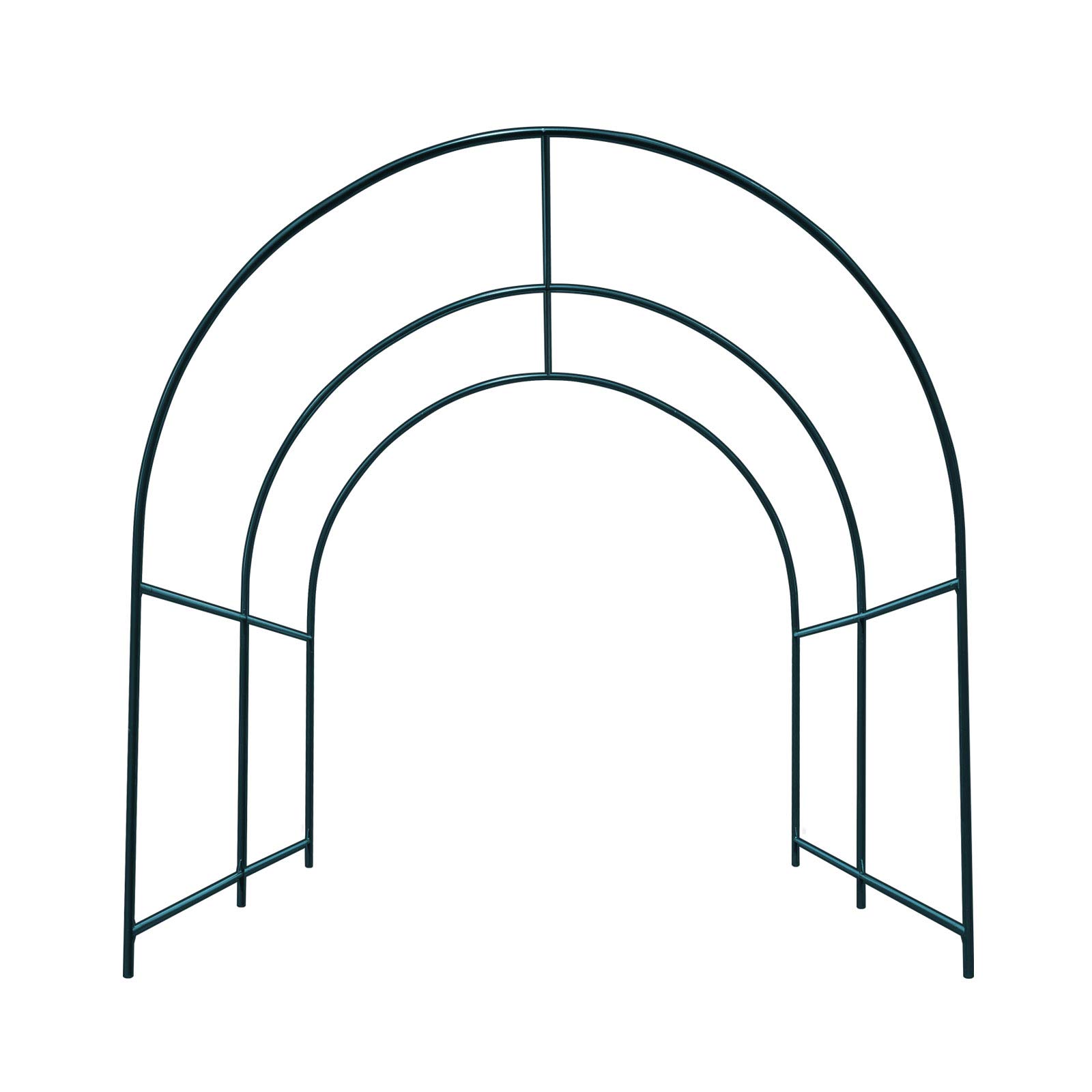 Sturdy Steel Garden Arch for Climbing Plants - 6.5' x 7' x 7.2' Camel Metal Arbor with Multiple Size Options | Perfect for Vine Support, Wedding Decor & Outdoor Landscaping