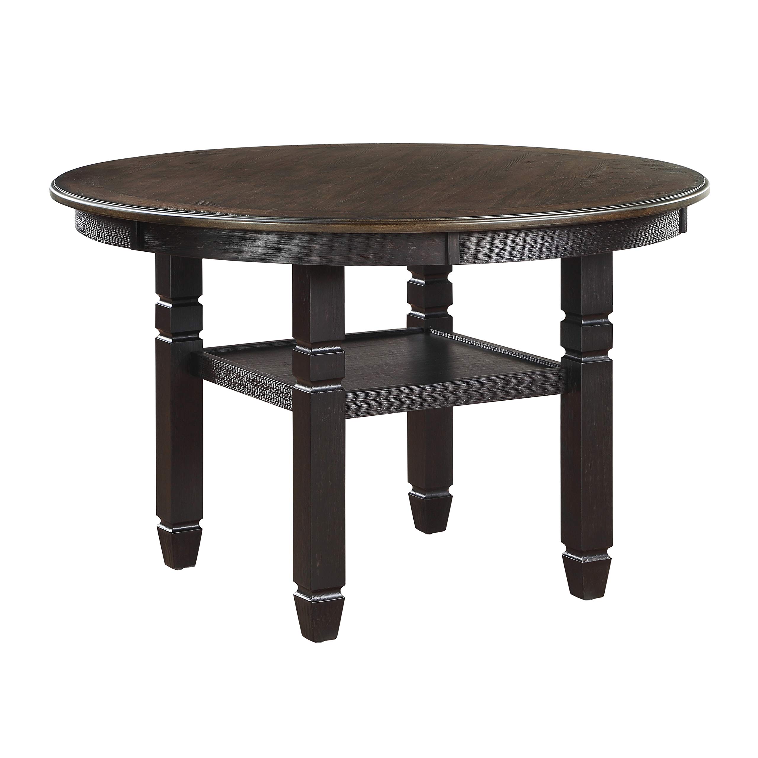 Lexicon Braun Modern Dining Table - Black, 6-Seater Wooden Table for Kitchen & Dining Room - Perfect for Family Gatherings & Dinner Parties
