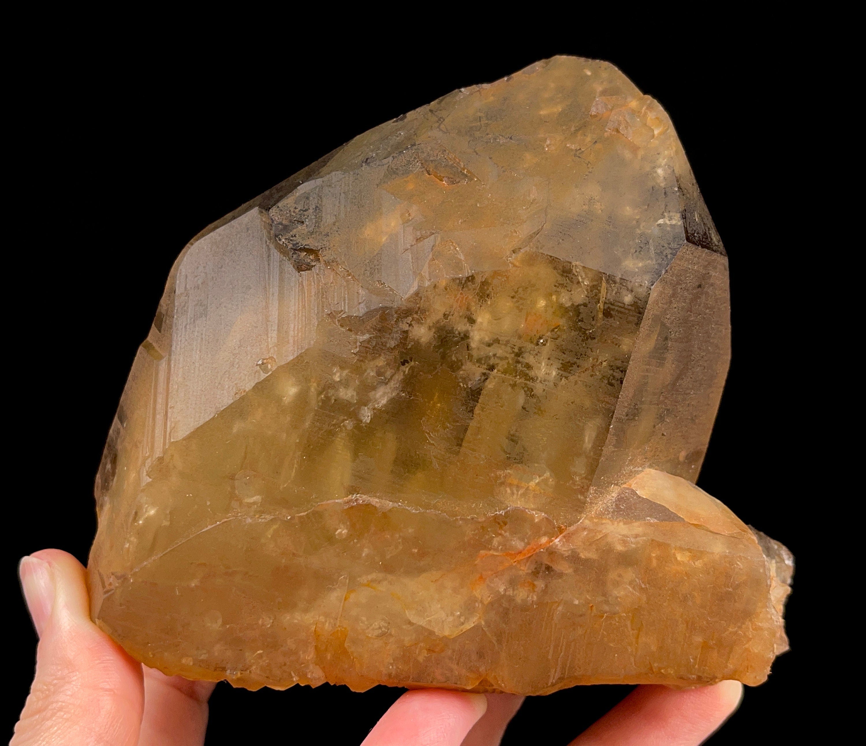 Natural Citrine Raw Crystal Point - Healing Stone, November Birthstone, Home & Office Decor, Feng Shui Crystal for Positive Energy - Perfect for Meditation, Gifts & Spiritual Healing