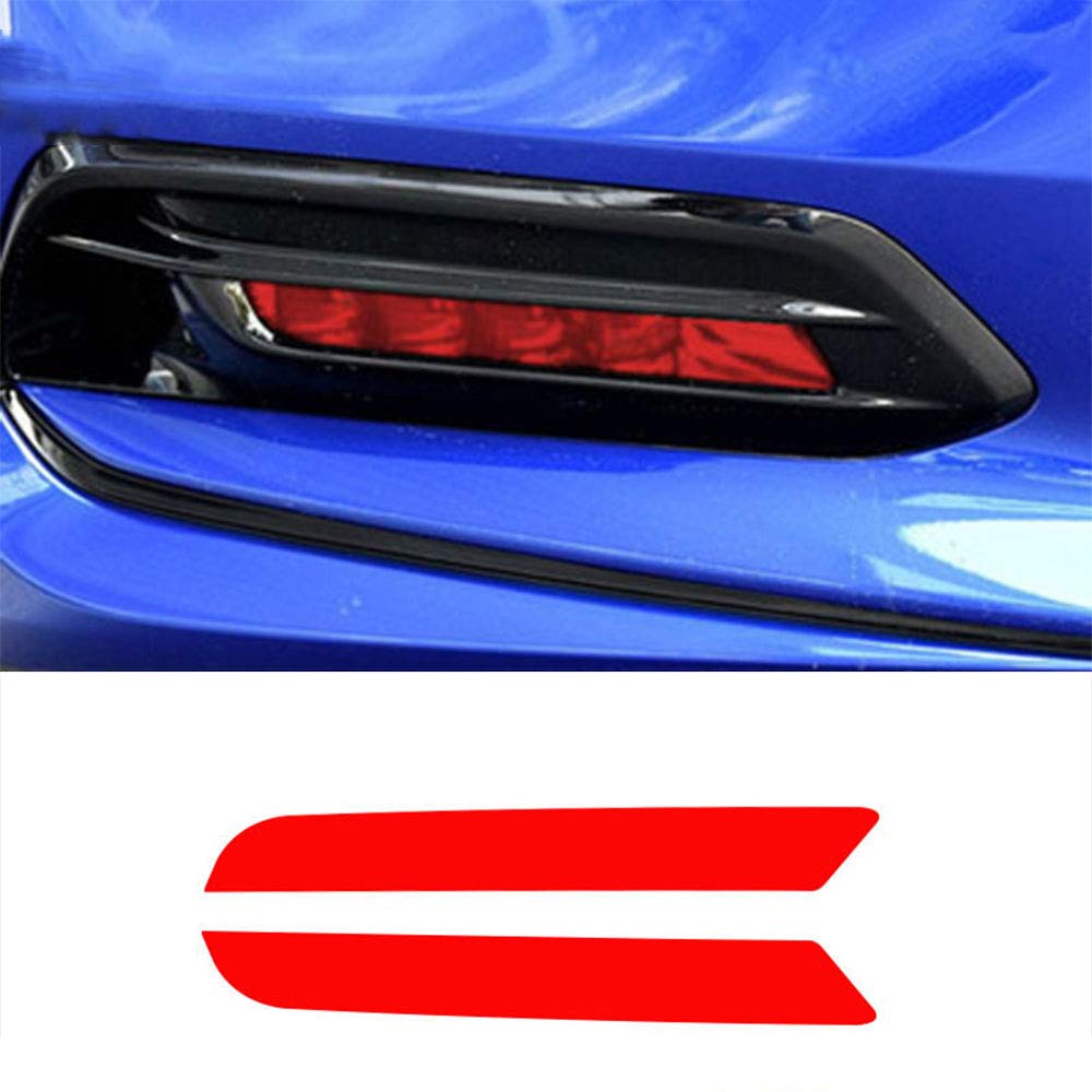 Red Color-Changing Fog Lamp Light Transmission Film - Customizable Car Exterior Decoration Accessories for 2018-2020 Honda Accord 10th Gen | Upgrade Your Vehicle's Style for Night Driving & Car Shows