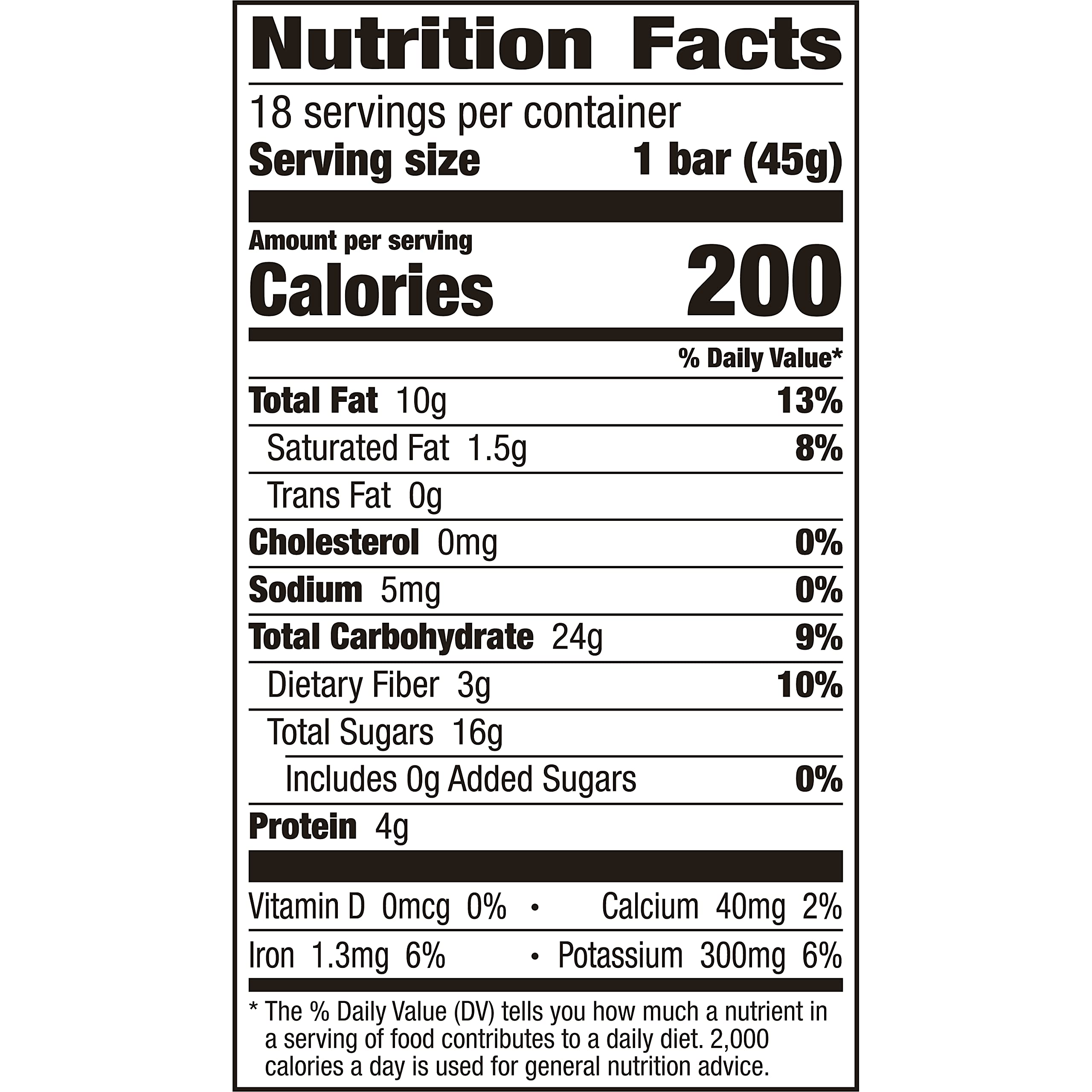 Larabar Lemon Bar - Gluten Free Vegan Fruit & Nut Energy Bars, 1.6 oz (18 Count Pack) - Healthy Snacks for Hiking, Work & On-the-Go Nutrition