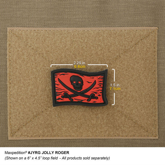 Jolly Roger Morale Patch - Pirate Skull Embroidered Badge for Tactical Vests, Backpacks & Military Gear - Perfect for Outdoor Adventures, Cosplay & Collectors