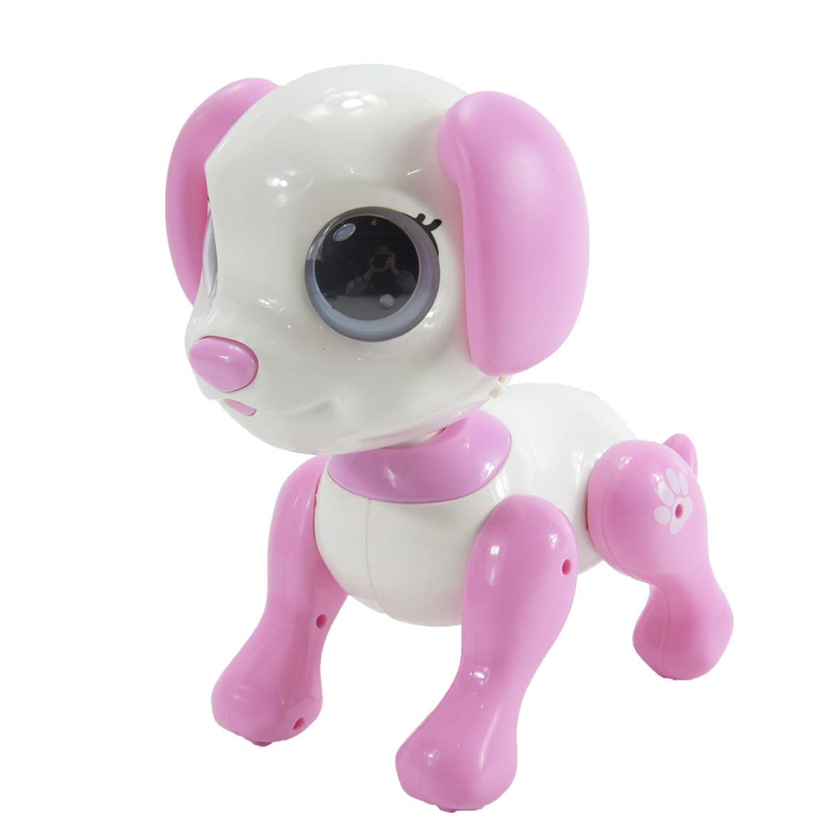 Smart Interactive Robot Puppy Toy - Pinky the AI Pet Companion for Kids | STEM Learning & Fun Playtime Gift for Children