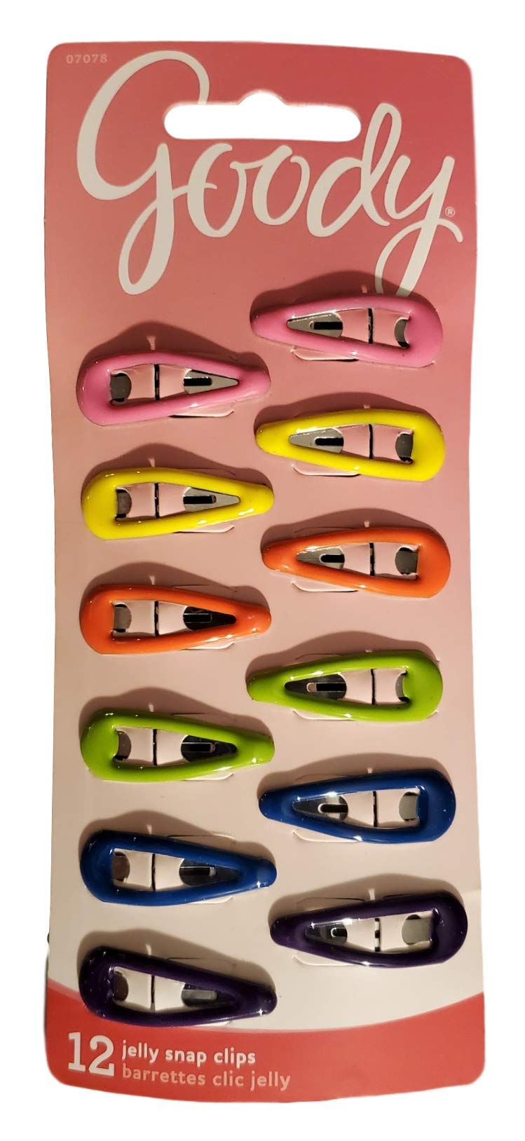 Goody Snap Hair Clips for Girls - 24 Count Mini Hair Barrettes in Assorted Gel Colors (Pack of 2) - Perfect for School, Parties & Everyday Hairstyles