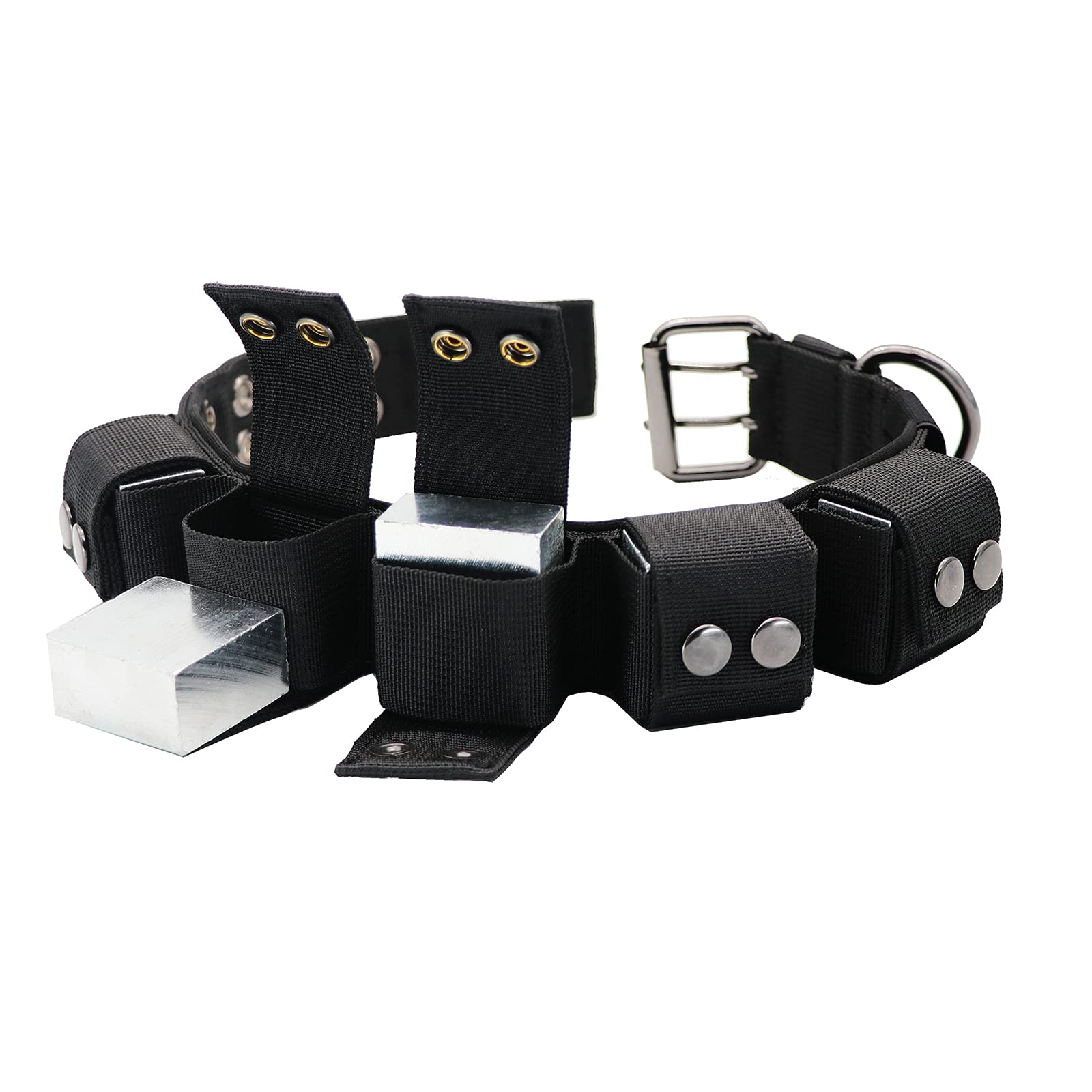 Tactical Weighted Dog Collar with Adjustable Free Weights - Professional Dog Training & Exercise Equipment for Small, Medium & Large Dogs - Perfect for Outdoor Adventures & Obedience Training