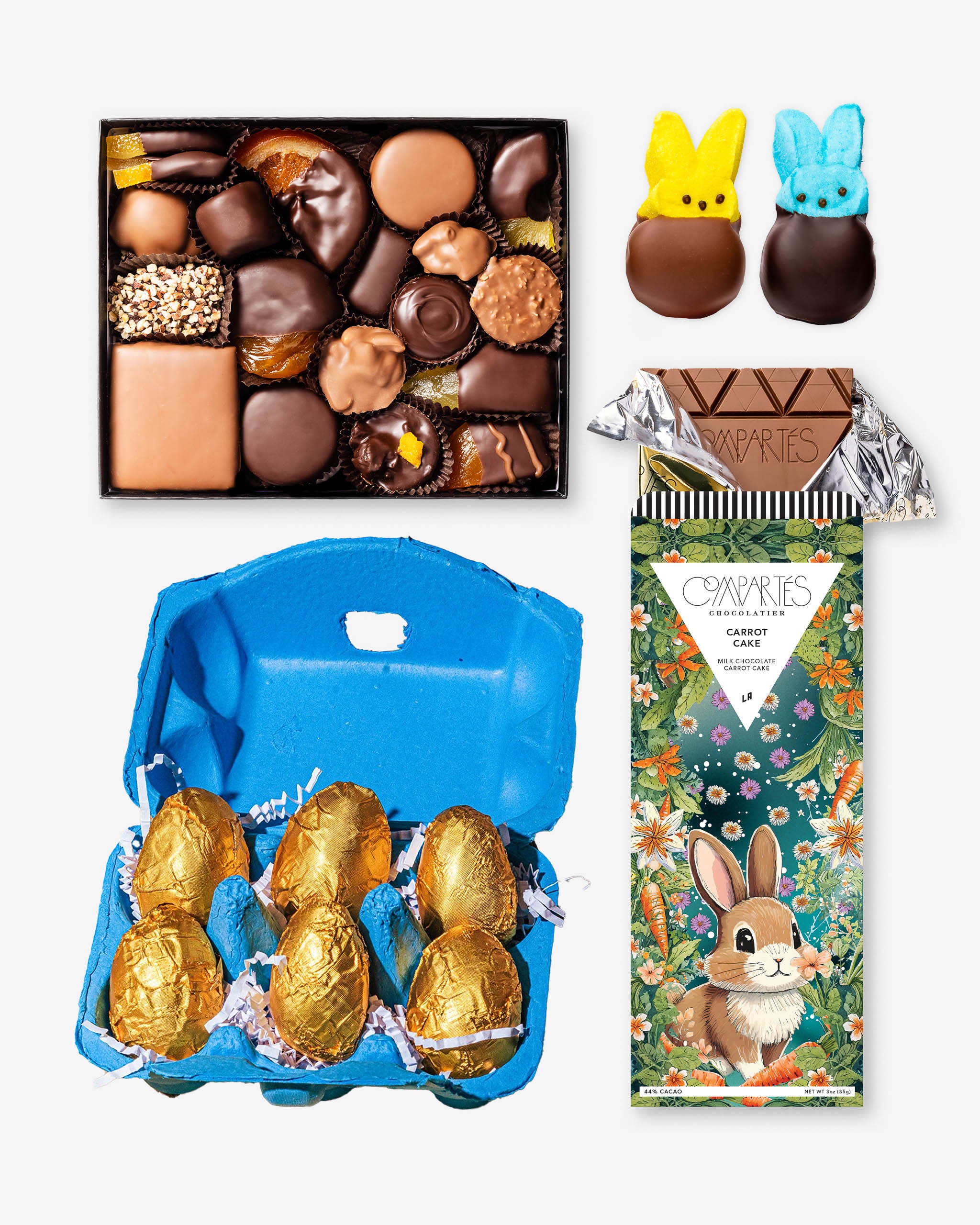 DIY Easter Chocolate Basket Kit - Customizable Gift Box for Kids & Adults - Perfect for Easter Celebrations, Parties & Holiday Gifting