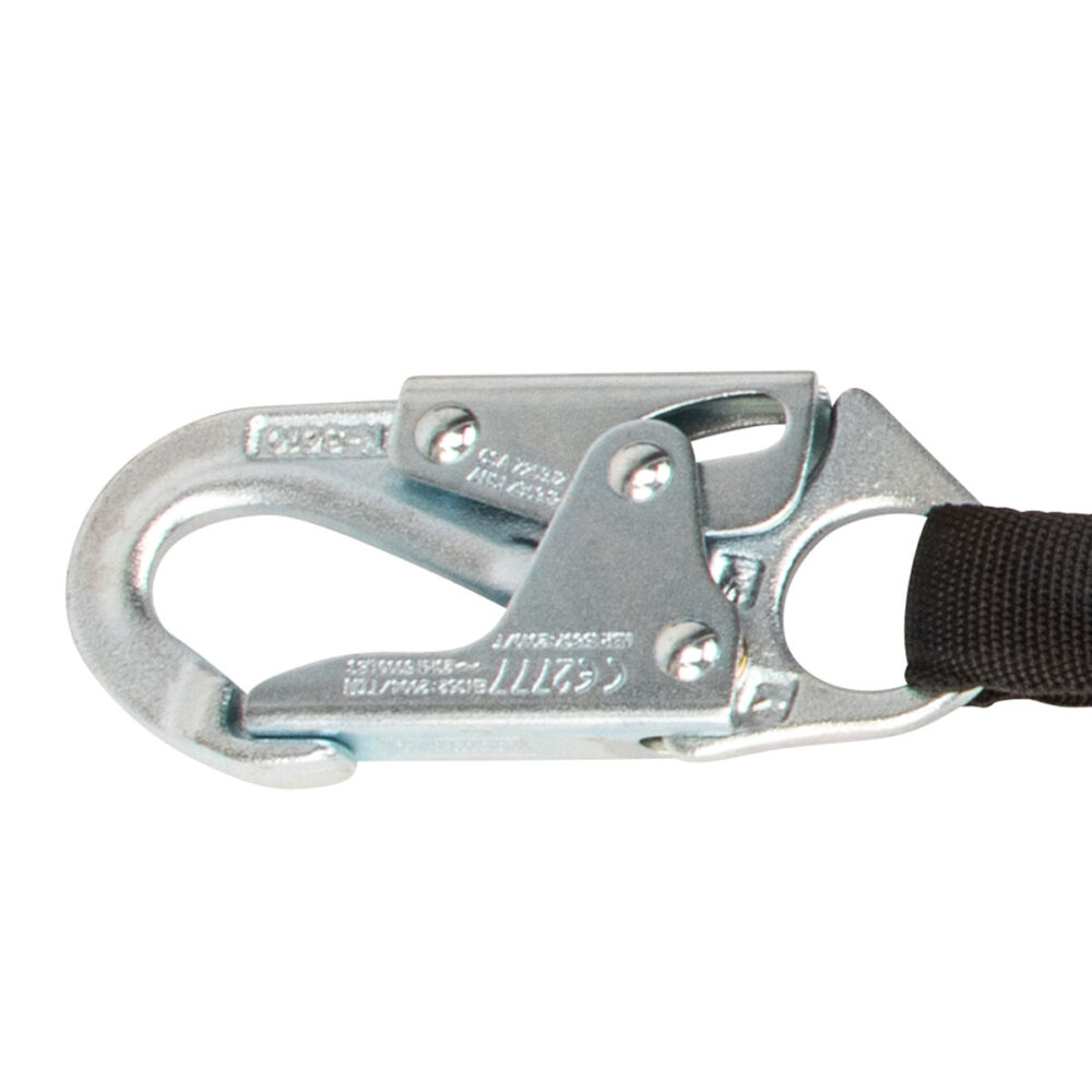 Arc Flash 6ft Energy Absorbing Safety Lanyard - Aramid Fiber Construction with Snap Hook & Soft Loop - Fall Protection for Electrical Workers & Industrial Use