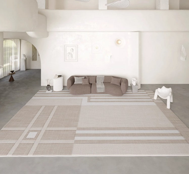 Modern Geometric Area Rugs for Living Room, Dining Room & Bedroom - Contemporary Home Decor & Interior Design Ideas - Perfect for Cozy Spaces, Office Decor & Airbnb Styling