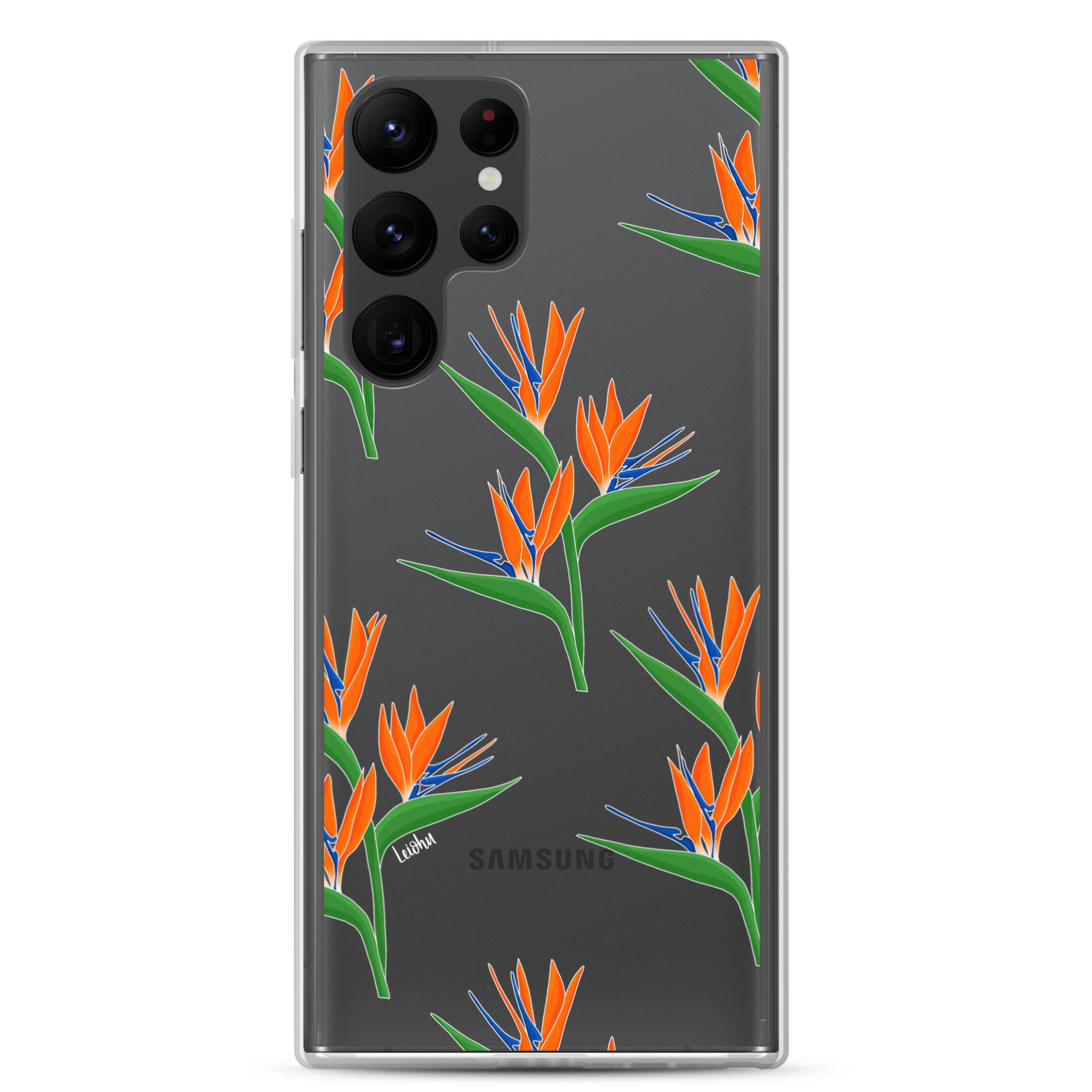 Bird of Paradise Clear Phone Case for Samsung Galaxy - Slim Protective Cover for Everyday Use & Travel