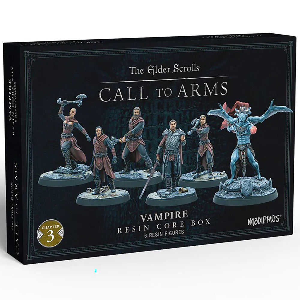 The Elder Scrolls: Call to Arms Vampire Core Set - Bethesda Fantasy Tabletop Miniature Game for RPG & Strategy Battles - Perfect for Game Nights & Collectors