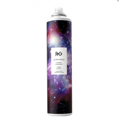 R+Co OUTER SPACE Flexible Hold Hairspray 280ml - Lightweight Shine & Frizz Control for All Hair Types - Perfect for Everyday Styling & Special Occasions
