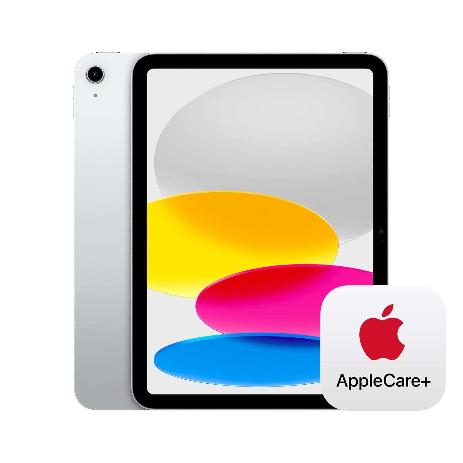 Apple iPad 10th Gen 64GB Wi-Fi Tablet - Silver | Includes 2-Year AppleCare+ | Perfect for Work, School & Entertainment