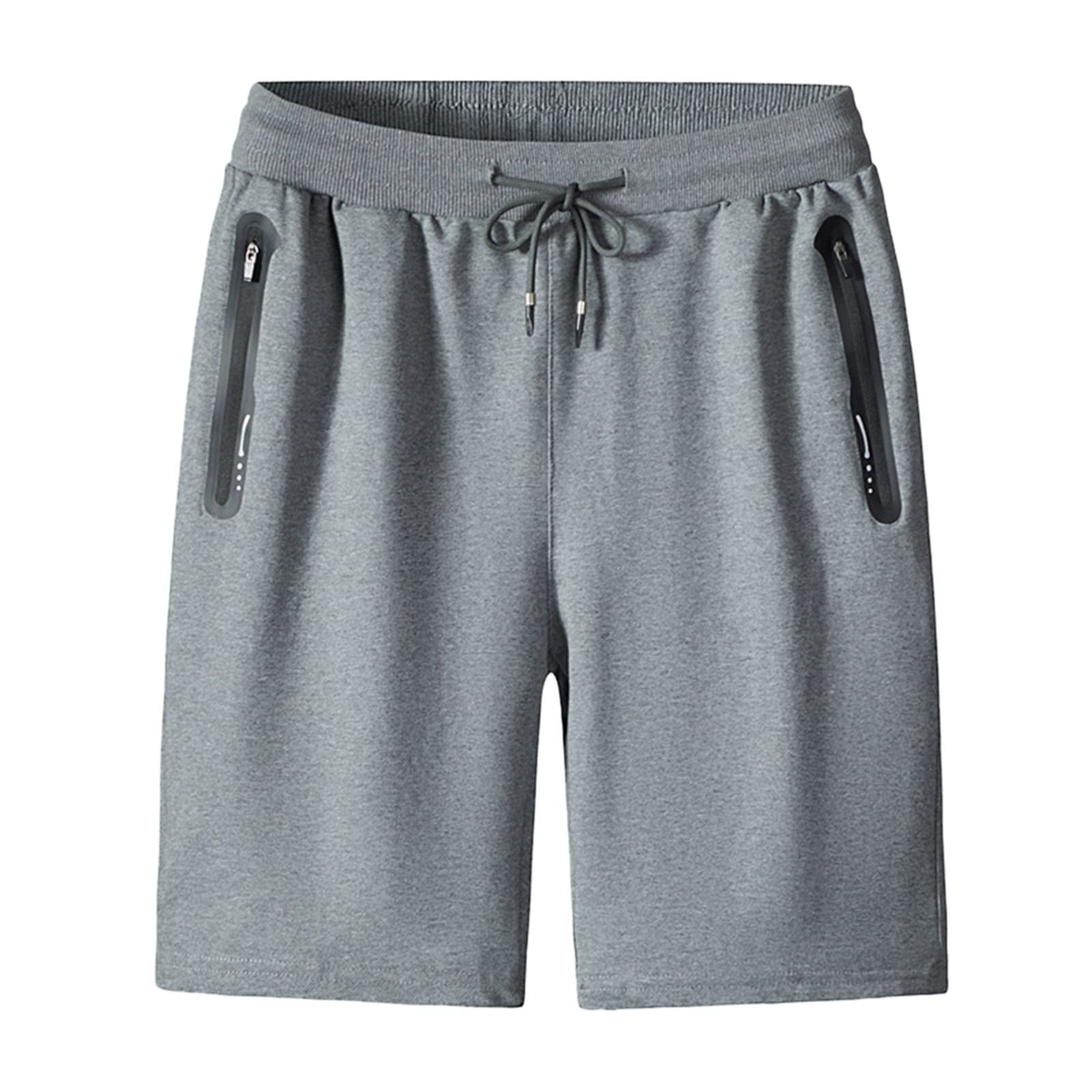 AMTF 2022 Men's Athletic Gym Shorts with Zipper Pockets - Breathable Quick-Dry Workout Shorts for Running, Cycling & Jogging - Perfect for Summer Sports & Outdoor Activities