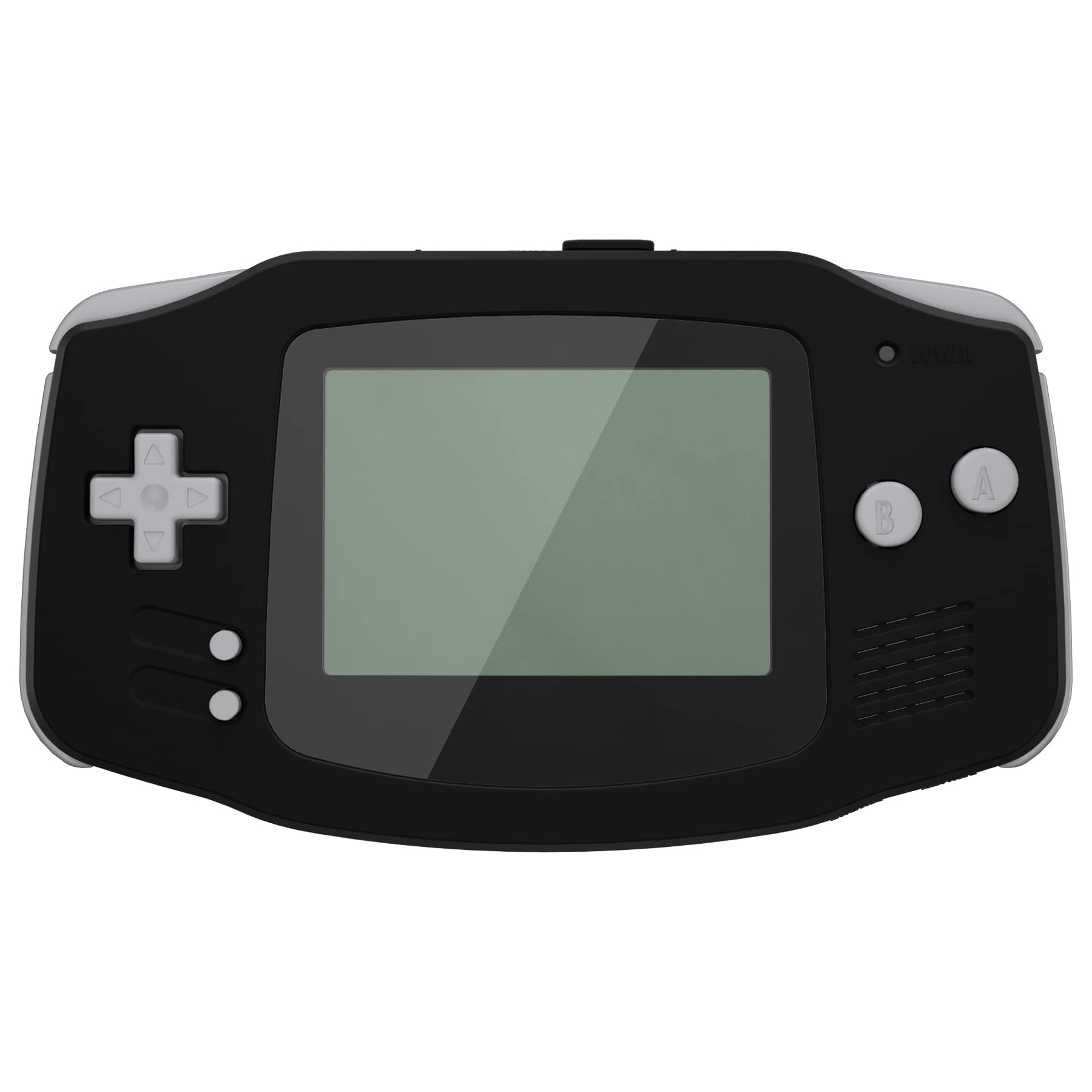 eXtremeRate Black Soft Touch Replacement Shell Full Housing Cover Buttons for Gameboy Advance GBA - Compatible with IPS & Standard LCD Screens - DIY Gaming Console Upgrade - Perfect for Retro Gaming Enthusiasts & Modders (Console & IPS Screen Not Included)
