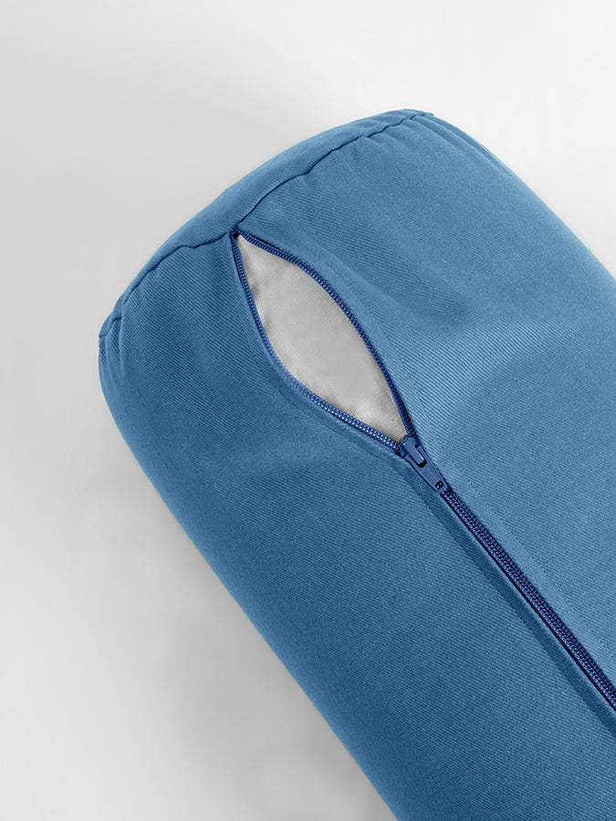 Organic Cotton Buckwheat Meditation Bolster Cushion for Yoga & Zen Relaxation - Perfect for Yoga Studios, Home Meditation & Stress Relief