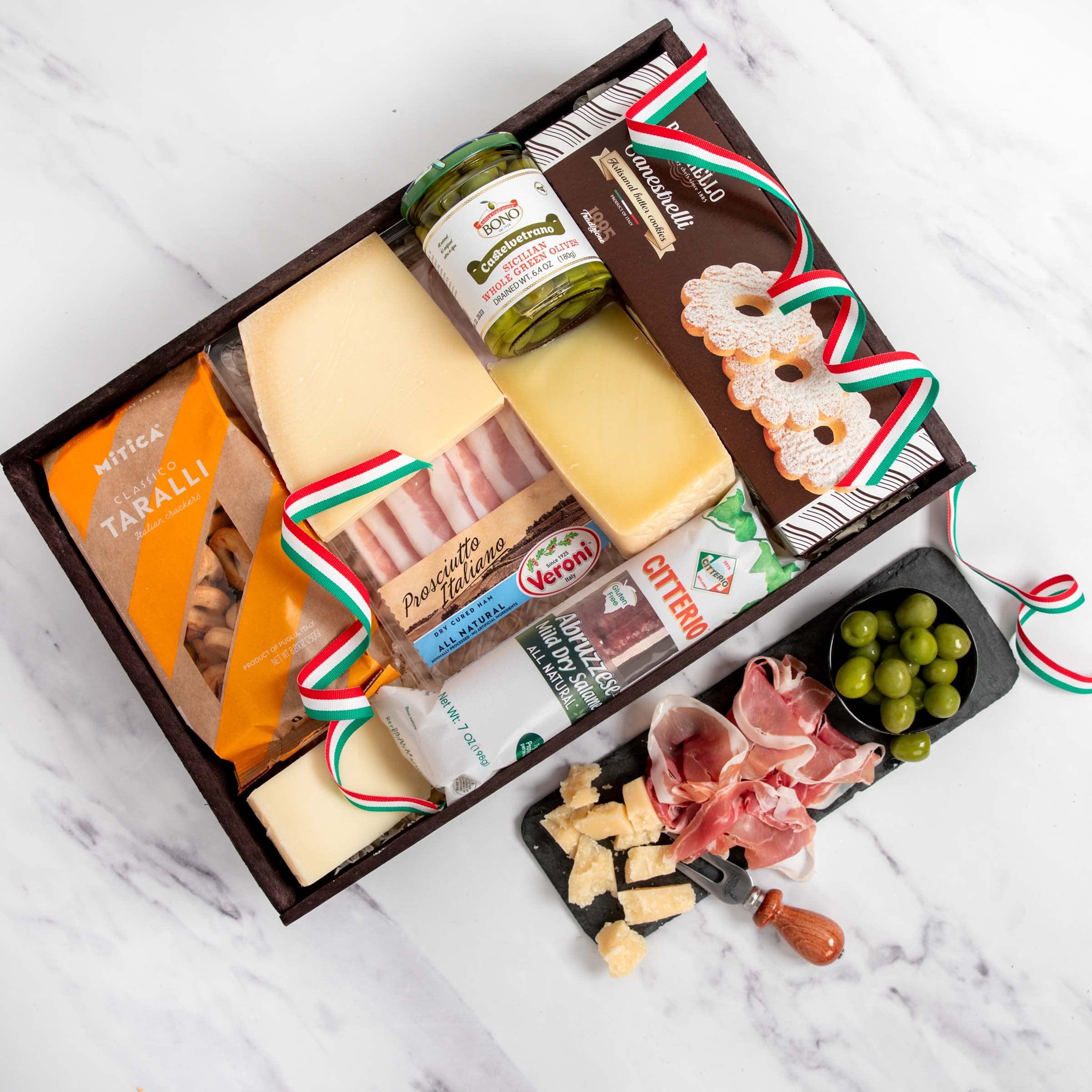 Premium Italian Gourmet Gift Basket - Authentic Italian Food & Wine Collection - Perfect for Holidays, Corporate Gifts & Special Occasions