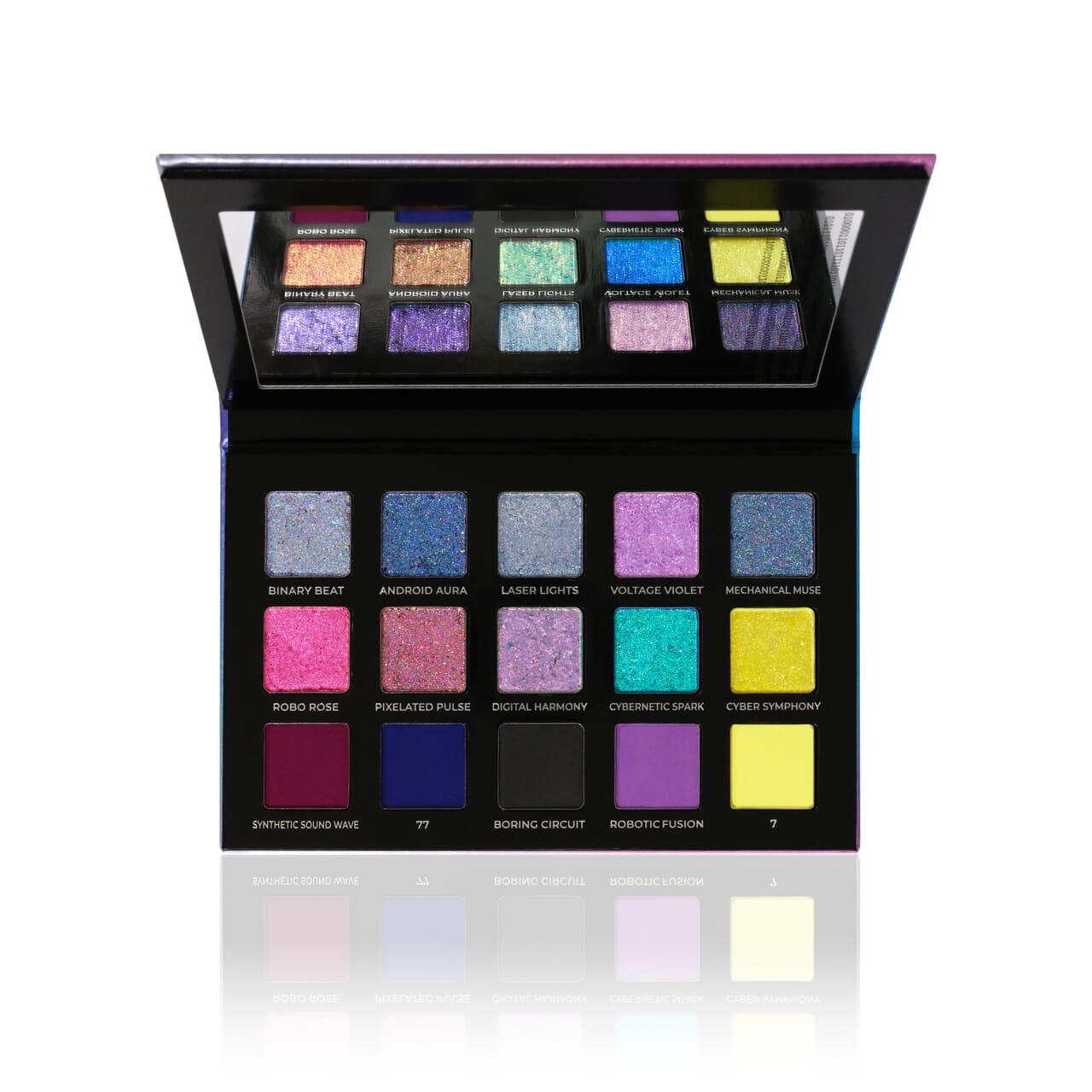 Cyborg Choir Eyeshadow Palette - 18 Vibrant Matte & Shimmer Shades | Vegan & Cruelty-Free Makeup | Perfect for Party, Halloween & Festival Looks