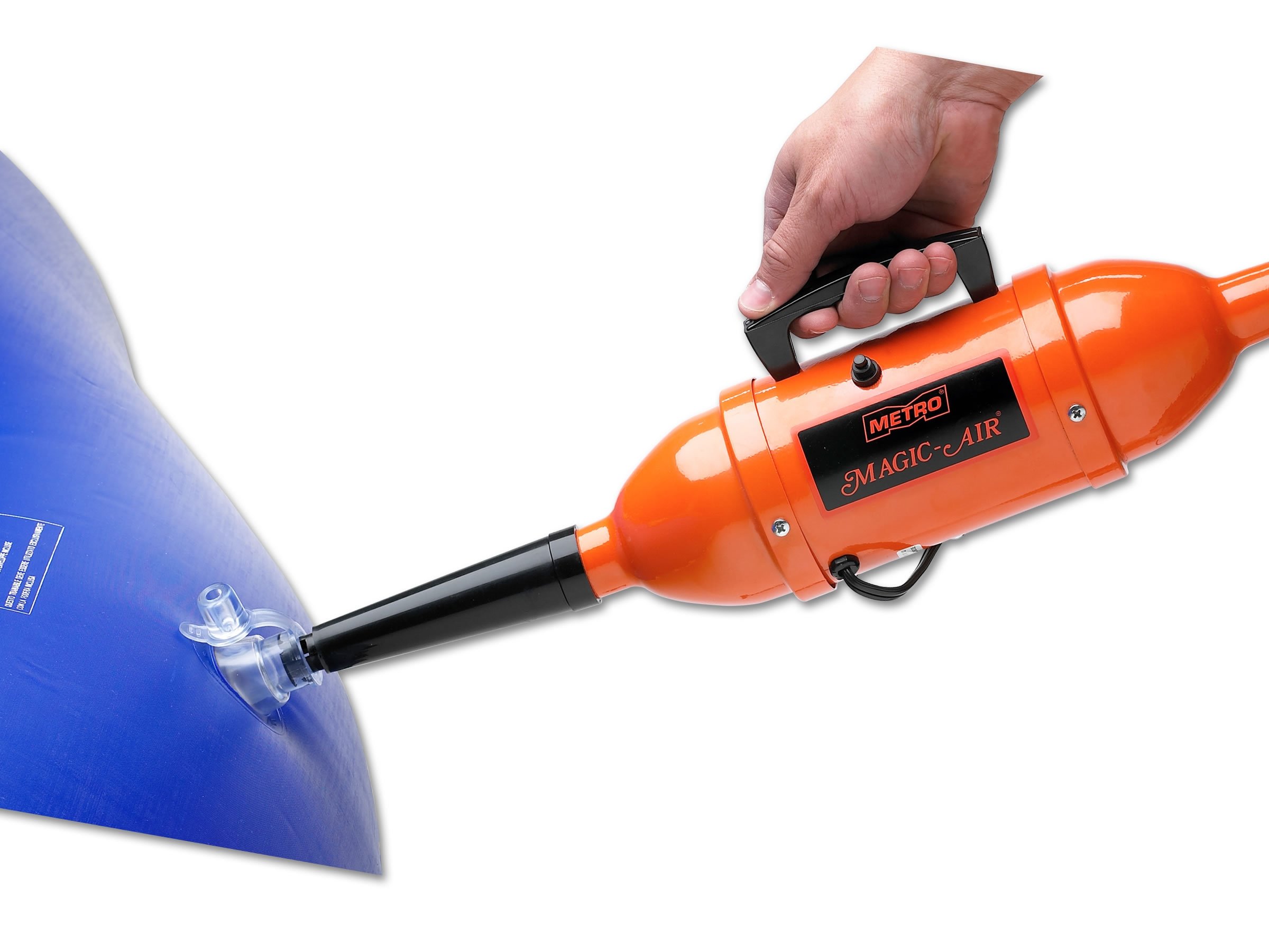 Metro Vacuum 110-IDA32 Magic Air 120V Electric Inflator Deflator - Fast Inflation for Air Mattresses, Pool Floats, Sports Balls & Inflatables - Perfect for Camping, Travel & Home Use