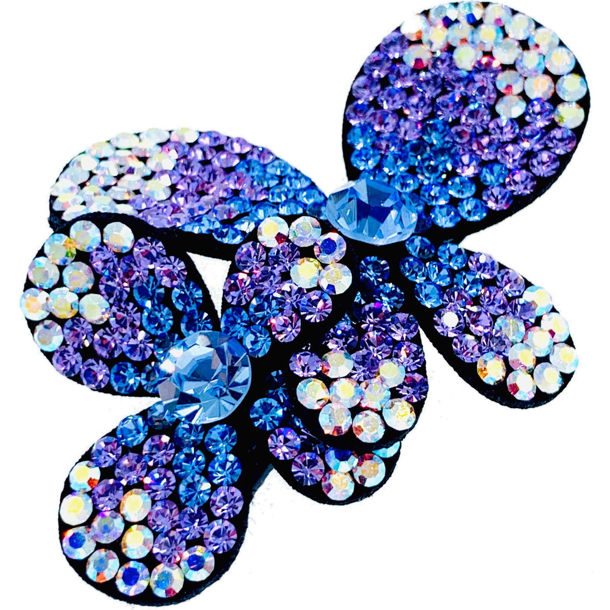 Elegant Laurel Butterfly Hair Clip with Swarovski Crystals - Perfect for Weddings, Parties & Special Occasions