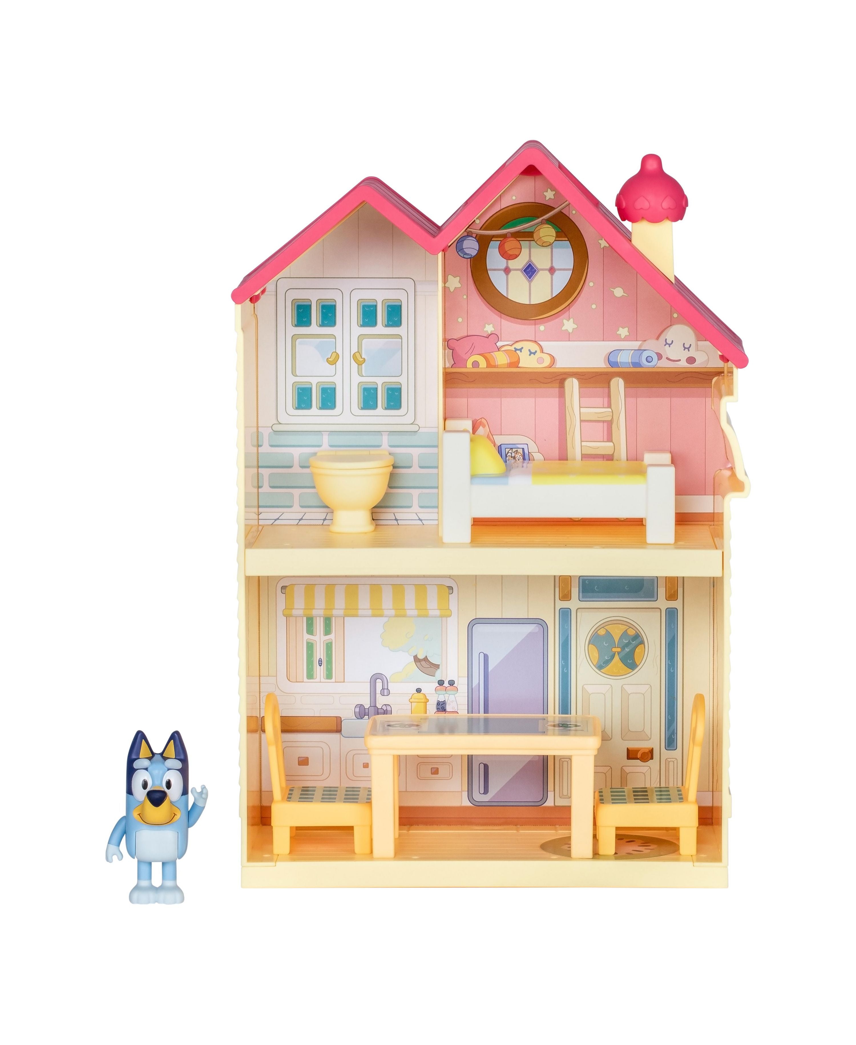 Bluey Mini Heeler Home Playset with Figures & Accessories - Interactive Toy for Kids, Perfect for Pretend Play & Storytelling Fun at Home