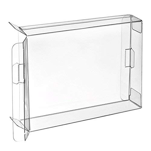 WICAREYO 10Pcs Clear PSP Game Box Protector Case - Cartridge Box Sleeve CIB Protector for PSP Games | Perfect for Game Collection, Storage & Display Protection