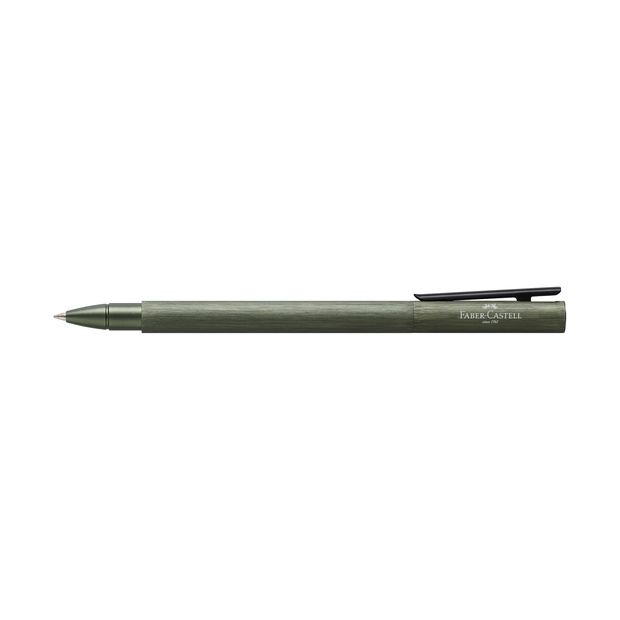 NEO Slim Rollerball Pen - Premium Aluminum Olive Green Writing Pen #146156 for Office, School & Journaling