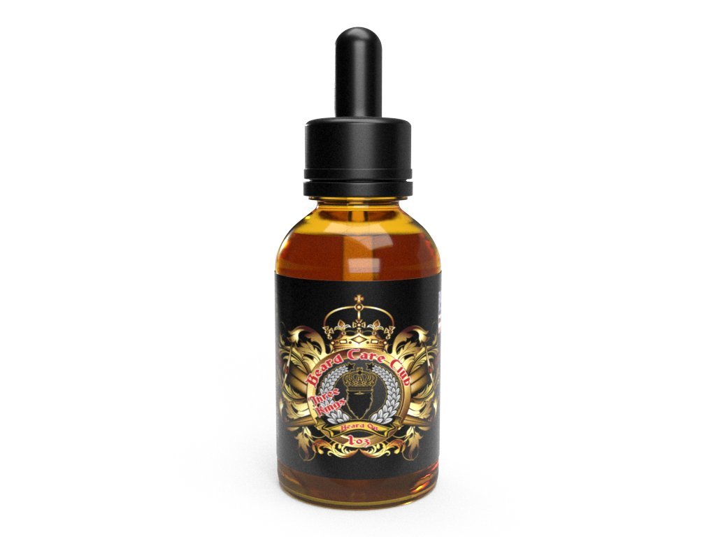 Three Kings Premium Beard Oil for Men - Natural Growth & Conditioning - Perfect for Daily Grooming & Styling