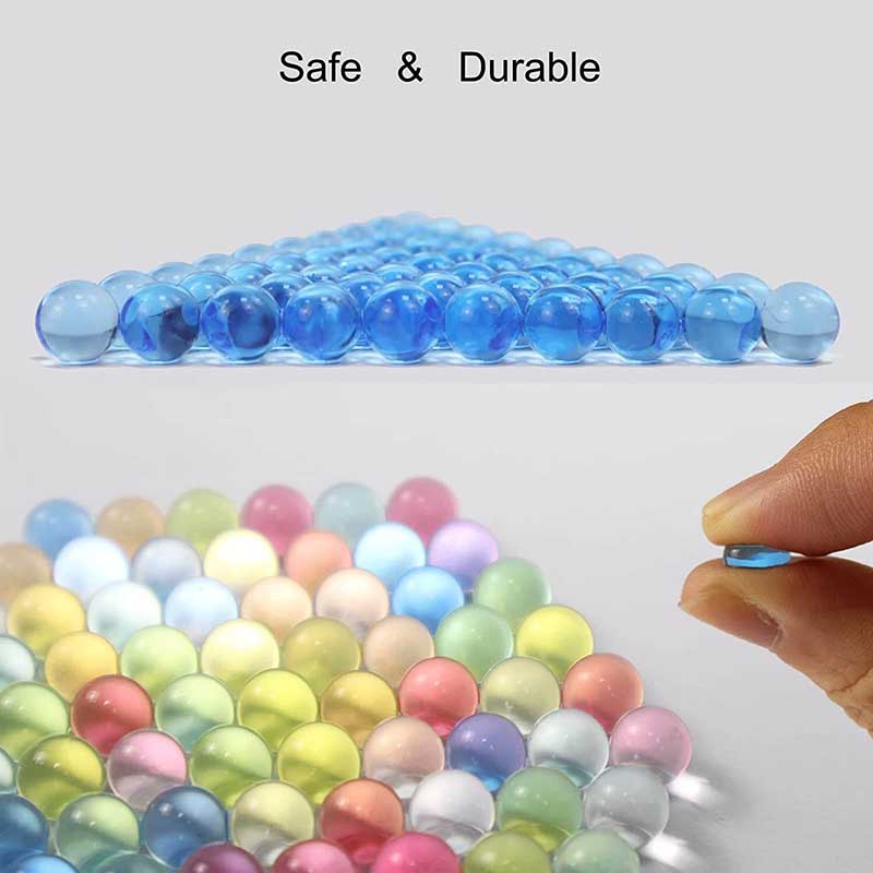 **7.5mm Non-Toxic Eco-Friendly Gel Ball Refill Ammo - 50,000pcs Water Beads for Gel Blaster, Outdoor Games & Kids Play**