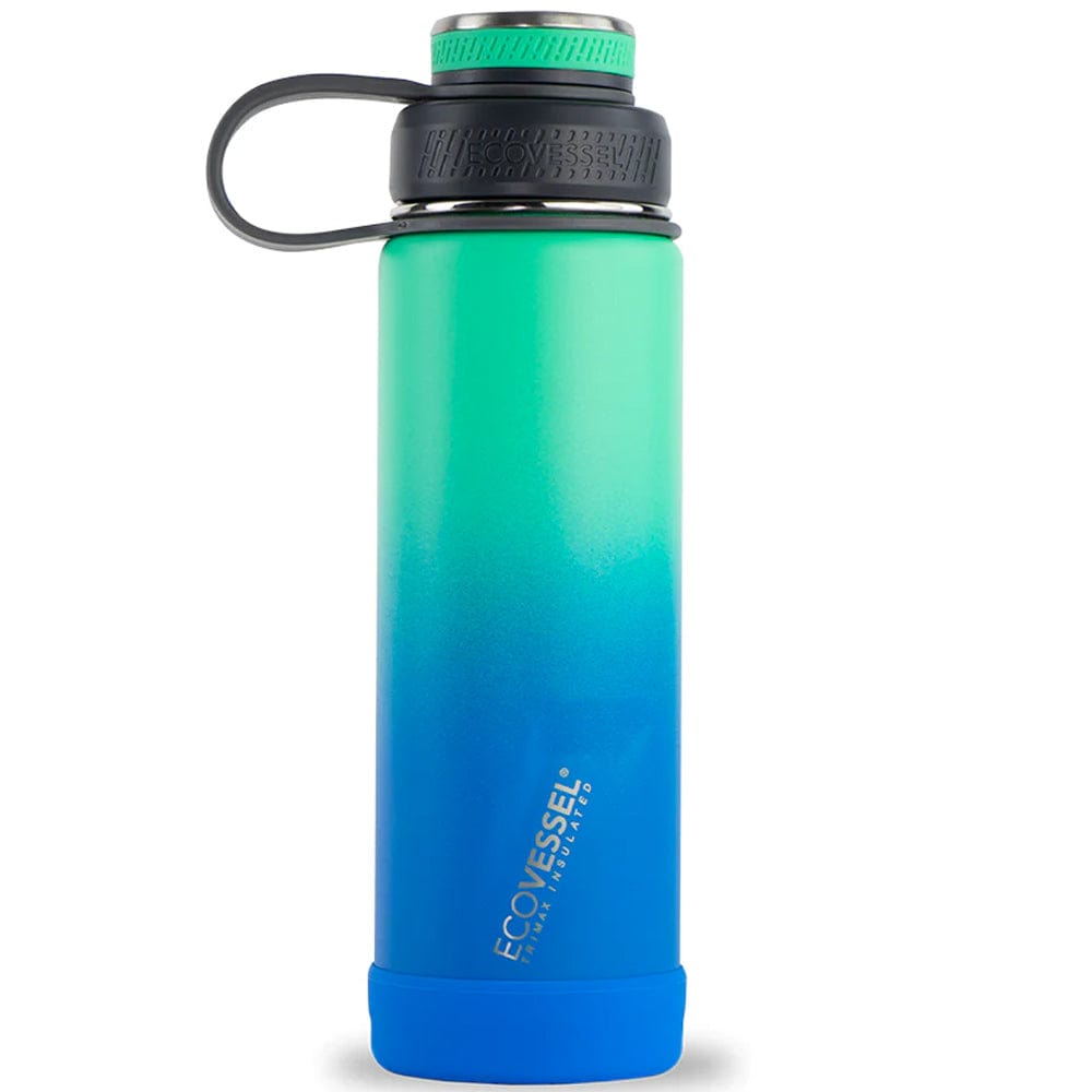 EcoVessel Boulder Triple Insulated Water Bottle 591ml (20oz) - Keeps Drinks Cold 24Hrs & Hot 12Hrs - Perfect for Hiking, Gym & Outdoor Activities
