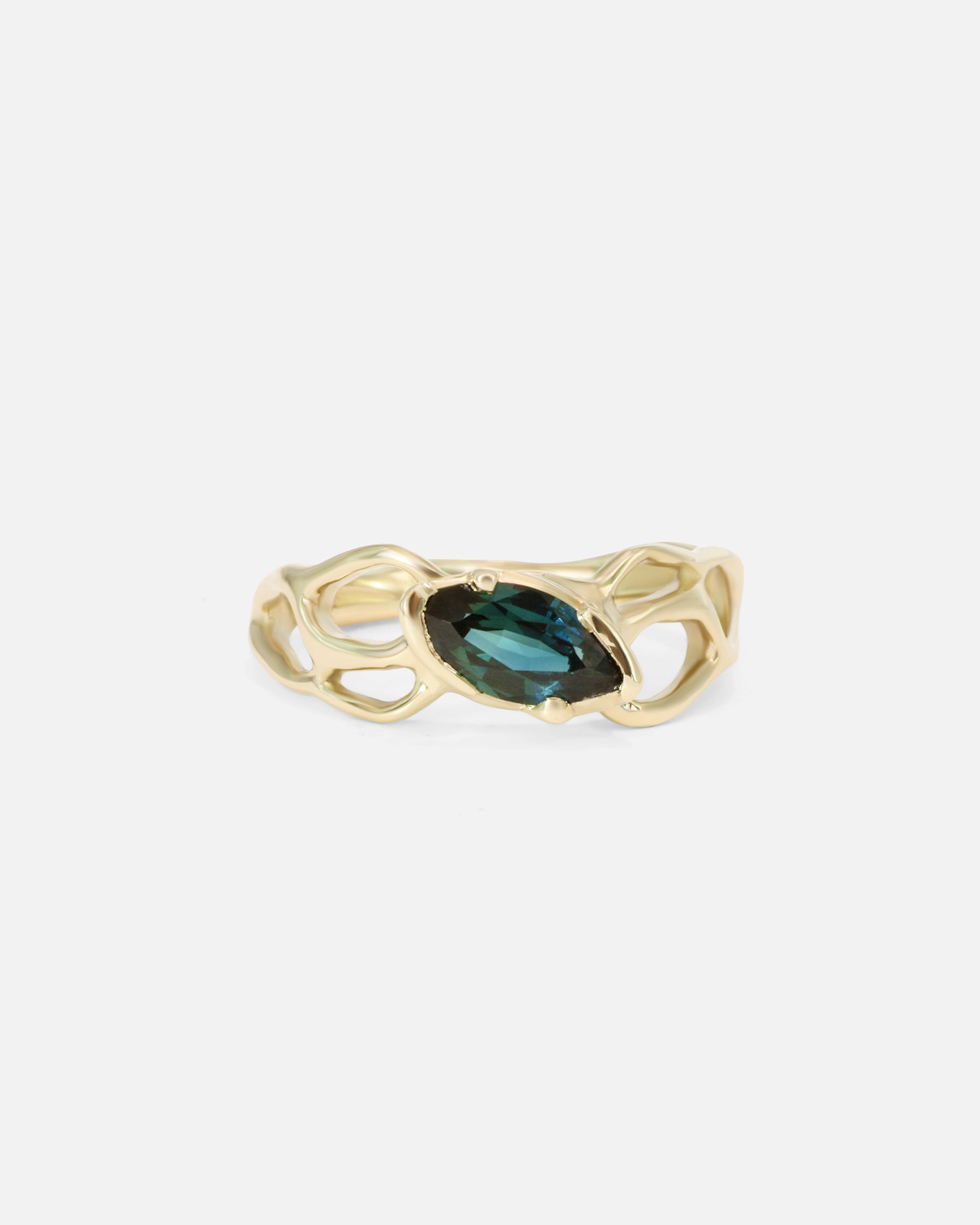 Dappled Summer Marquise Sapphire Ring | Elegant Blue Gemstone Jewelry for Women | Perfect for Weddings, Anniversaries & Special Occasions