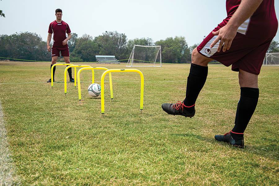 HART Soccer Passing Arches - Training Equipment for Soccer Drills & Practice | Perfect for Youth, High School & College Teams | Improve Accuracy & Control in Backyard, Field or Gym Sessions