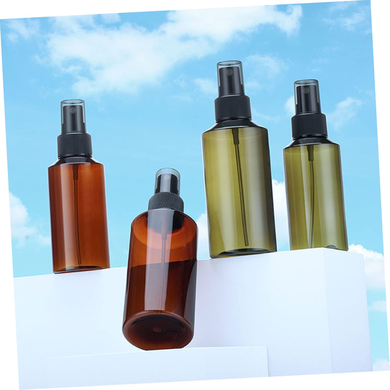 Healeved 30-Pack Travel-Size Spray Bottles - Refillable Cosmetic Containers for Makeup, Skincare & Haircare - Perfect for Toiletries, Travel Essentials & DIY Beauty Products