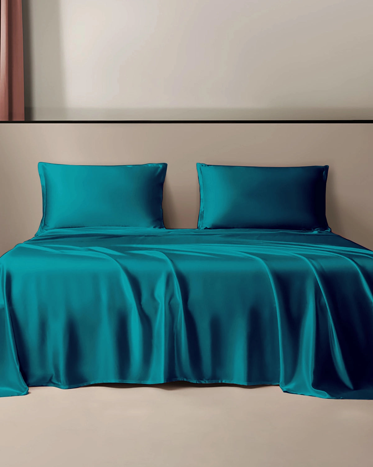 25 Momme 100% Pure Mulberry Silk Flat Sheet - Queen Size Luxury Bedding for Soft & Breathable Sleep - Perfect for Hot Sleepers & Sensitive Skin