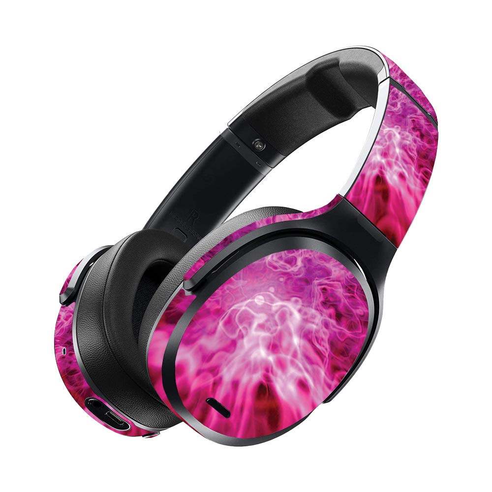 Skullcandy Crusher ANC Vinyl Skin Wrap - Red Mystic Flames Design | Protective & Durable Decal Cover | Easy to Apply & Remove | Made in USA | Perfect for Gaming, Travel & Daily Use
