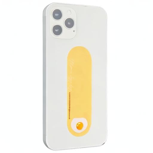 Momostick Flatstick - Slim Finger Loop Phone Grip & Stand Holder for iPhone, Samsung, Most Smartphones - Perfect for Selfies, Gaming, and Hands-Free Use