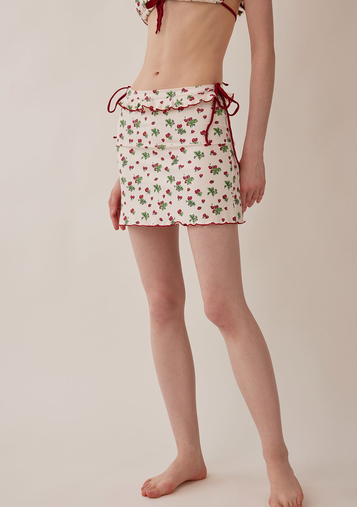Vibrant Strawberry Print 3-Piece Bikini Set - Sexy Swimwear for Women, Summer Beach Vacation, Pool Party Outfit