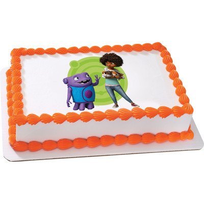 Dreamworks Home Edible Icing Cake Image - Perfect for 1/4 Sized Sheet Cakes - Ideal for Birthday Parties, Wedding Cakes & Special Occasions