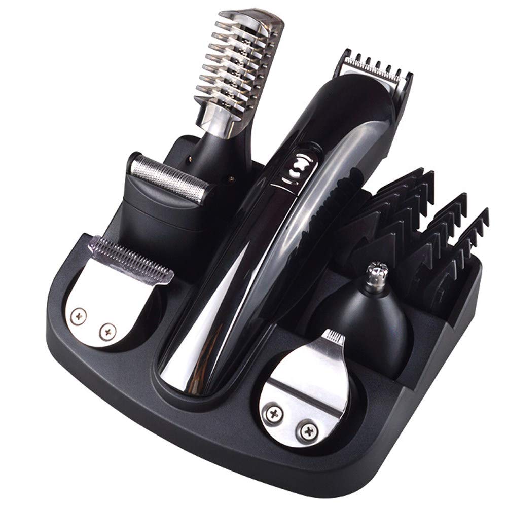 ACOMG Cordless Hair Clipper Set - Rechargeable Electric Hair Trimmer for Men with Ceramic Blades, 5-in-1 Beard Trimmer & Grooming Kit for Family Use | Perfect for Home Haircuts, Beard Shaping & Personal Grooming