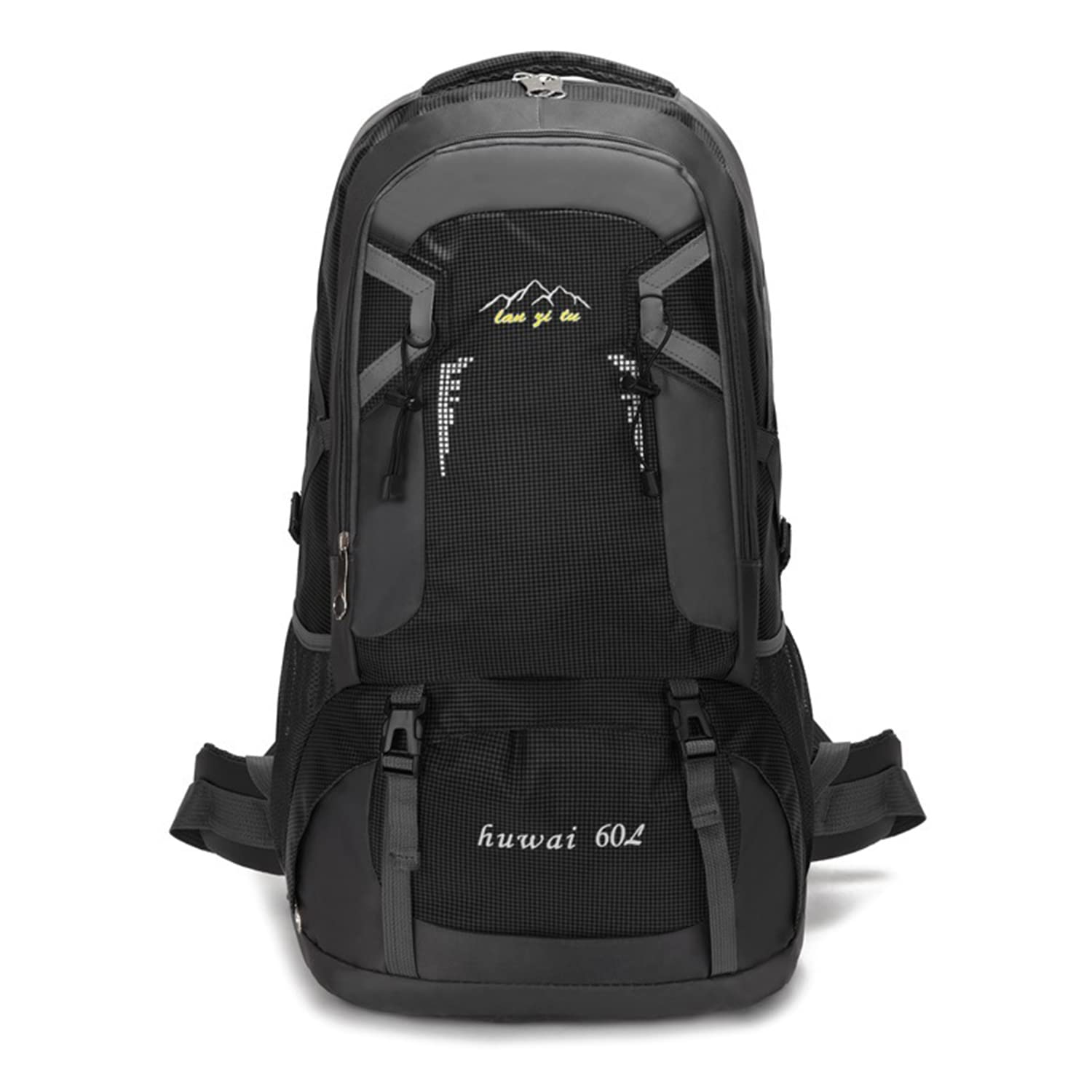 60L Hiking Backpack for Camping & Travel - Large Capacity Lightweight Outdoor Backpack with Adjustable Straps - Perfect for Trekking, Backpacking & Day Trips