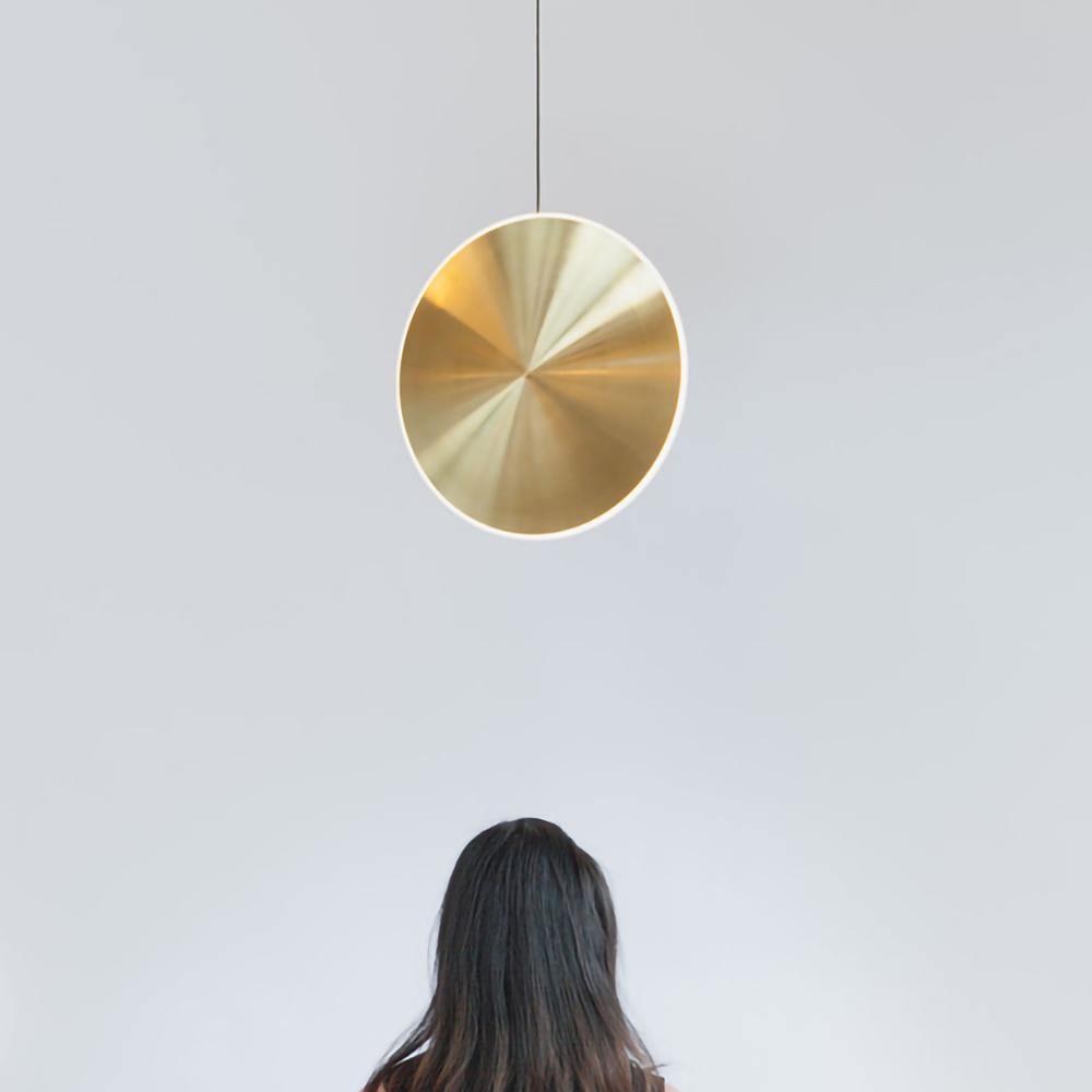 Chrona Modern Glass Dish Pendant Light - Elegant Ceiling Lighting for Dining Room, Kitchen, or Bedroom Decor