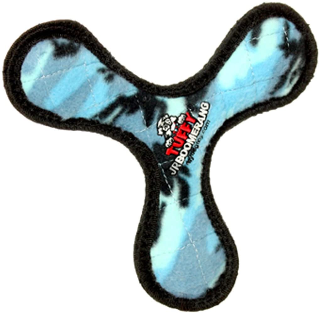 Tuffy Ultimate Jr Bowmerang - Durable Dog Chew Toy for Aggressive Chewers | Interactive Fetch & Tug-of-War Toy for Medium Dogs | Perfect for Outdoor Play & Training
