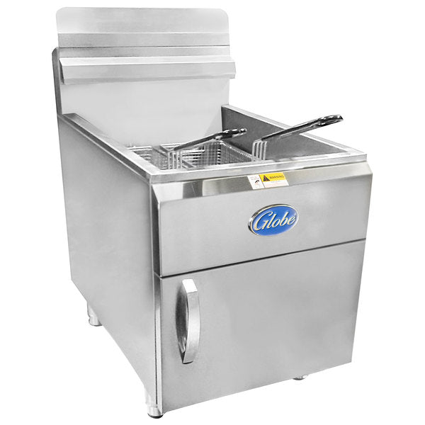 Globe GF30PG 30 lb. Commercial Liquid Propane Countertop Fryer - Perfect for Restaurants, Food Trucks & Outdoor Cooking
