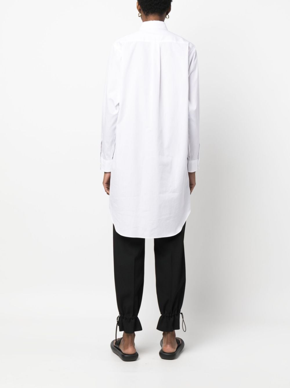Comme Comme Women's White Shirts - Soft Cotton Casual Tops for Everyday Wear, Office & Outings