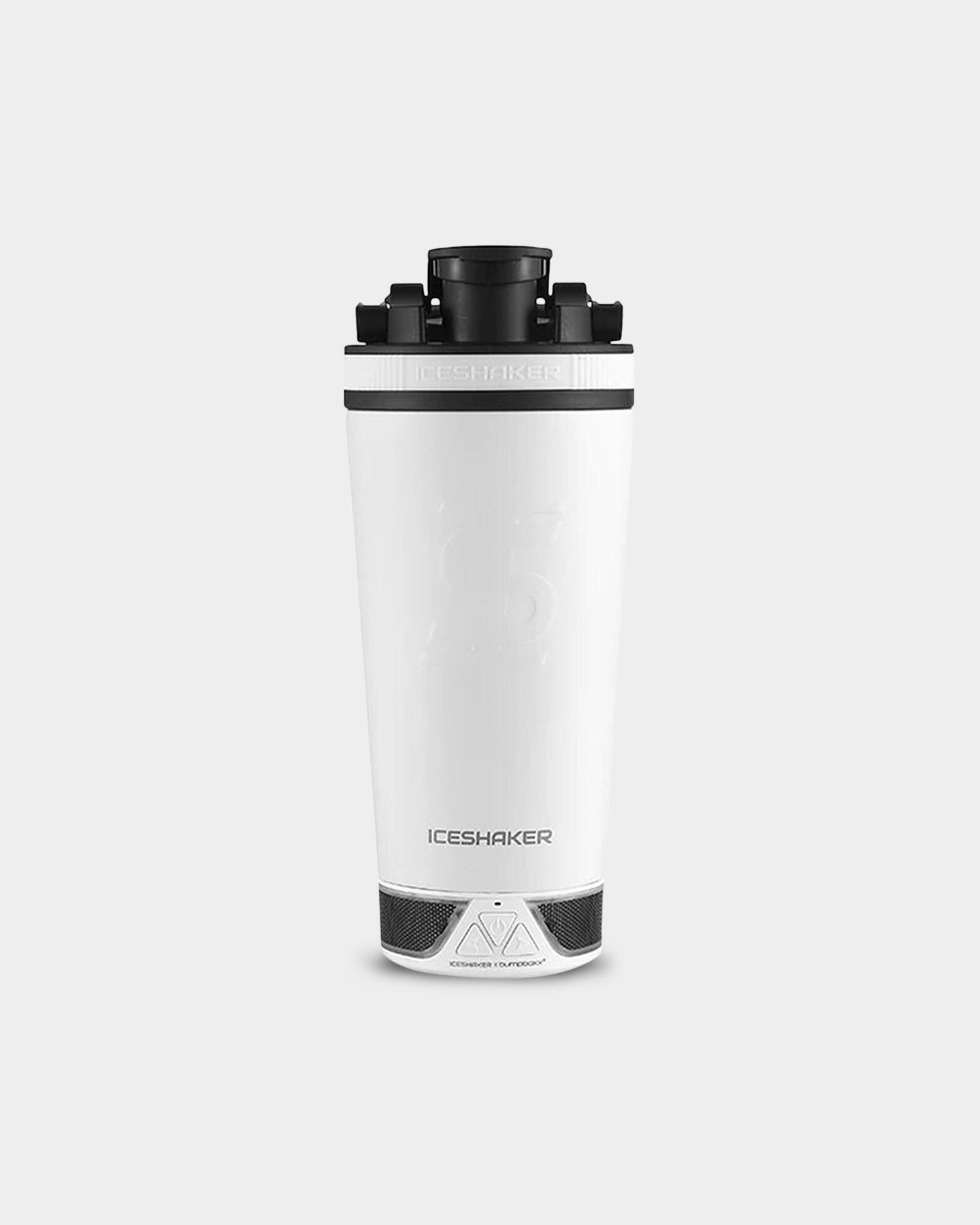 Bumpboxx Ice Shaker Speaker Bottle - 20oz Insulated Stainless Steel Water Bottle with Bluetooth Speaker for Gym, Workout, Outdoor Adventures & Travel
