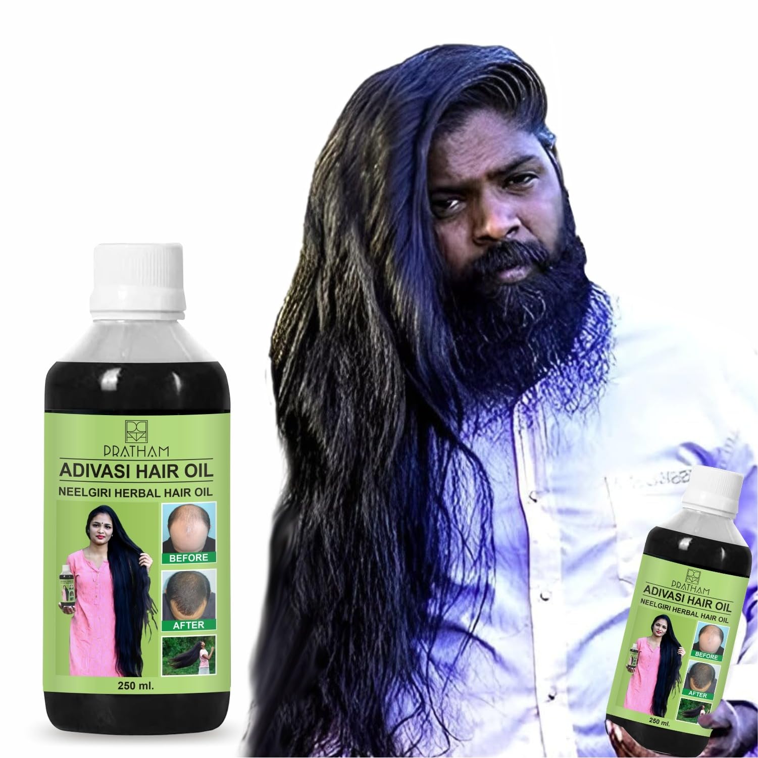 **Adivasi Original Neelambari & Nilgiri Herbal Hair Oil for Hair Fall Control - 250ml (Pack of 1) | Natural Ayurvedic Remedy for Stronger, Healthier Hair | Perfect for Daily Hair Care & Scalp Nourishment**