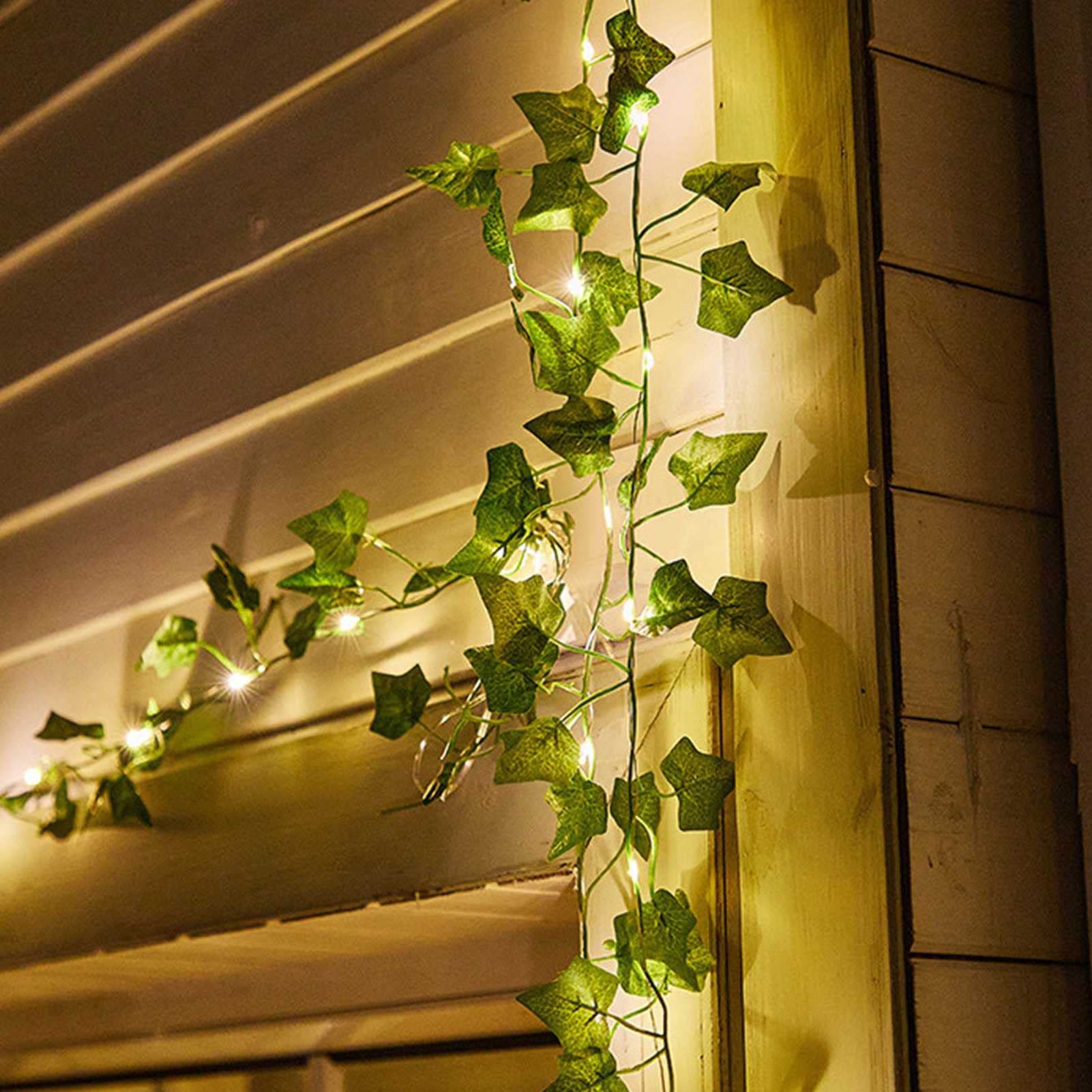 Solar Powered Maple Leaf Fairy Lights - Waterproof LED Outdoor String Lights for Christmas, Garden, Patio, and Backyard Decorations | Perfect for Holiday, Wedding, and Party Decor