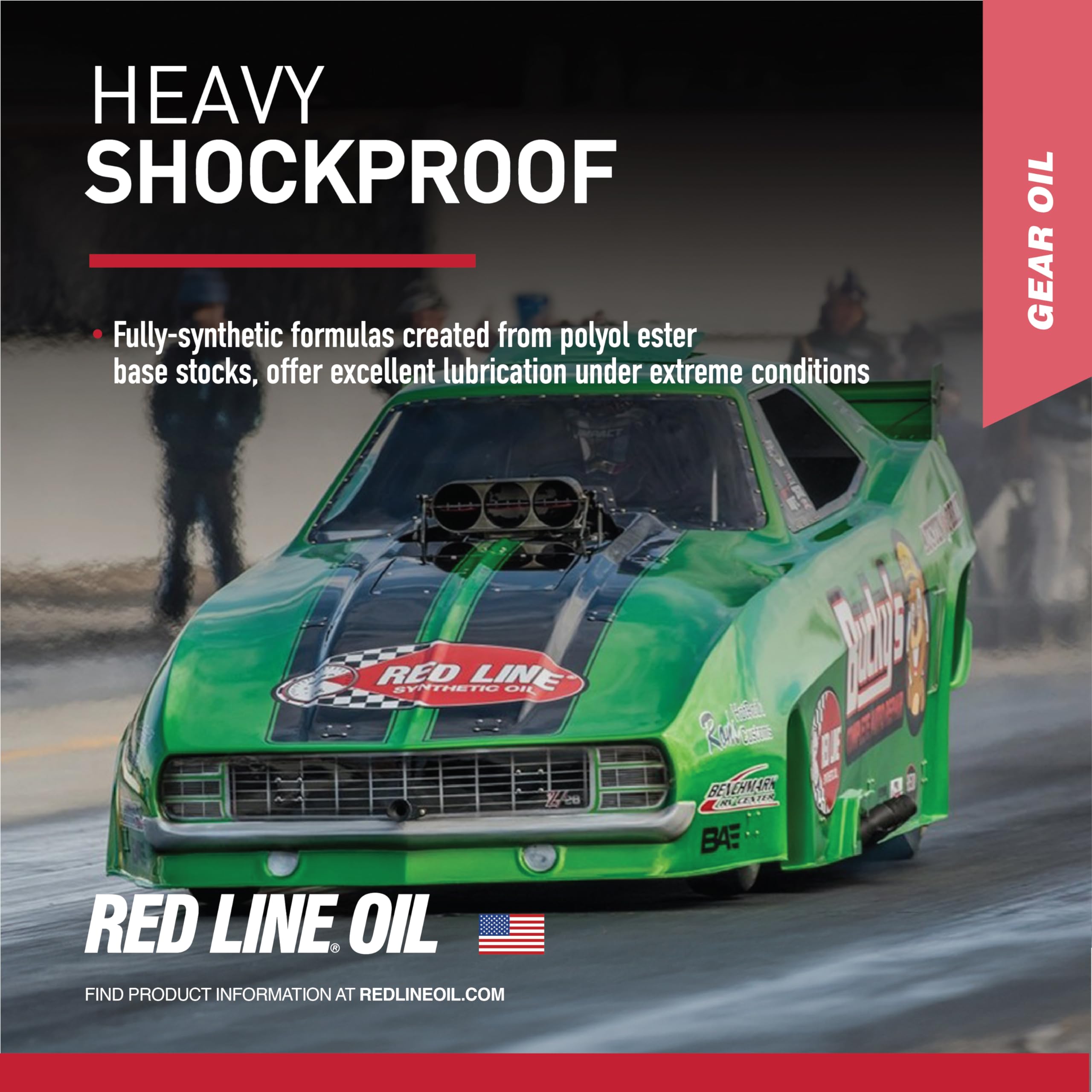 Red Line 58205 Heavy ShockProof Gear Oil - 1 Gallon for High-Performance Vehicles, Racing & Off-Road Use